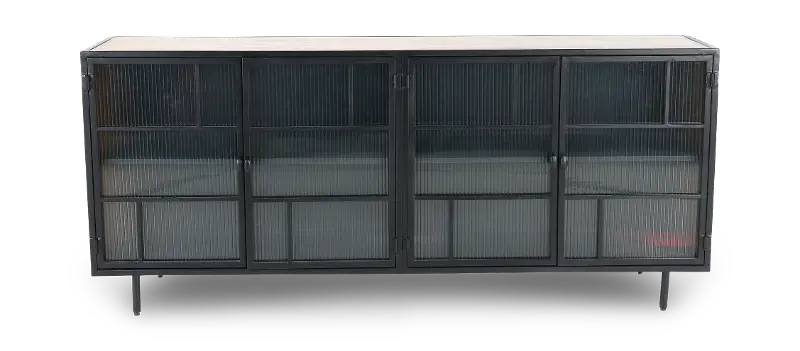 Faillon Jumbo Black and Natural Sideboard