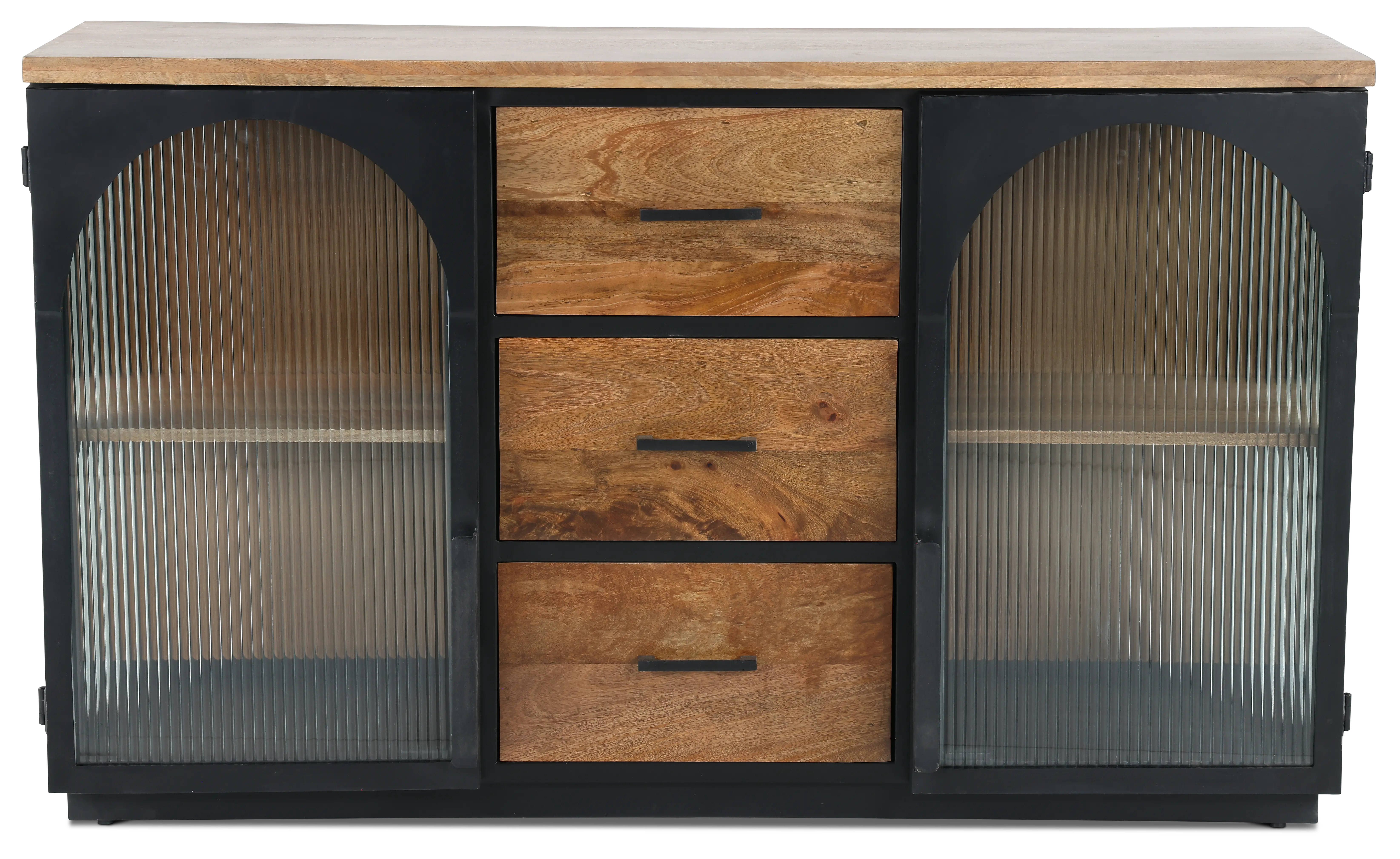 Dain light Brown 2-Door, 3-Drawer Sideboard-1
