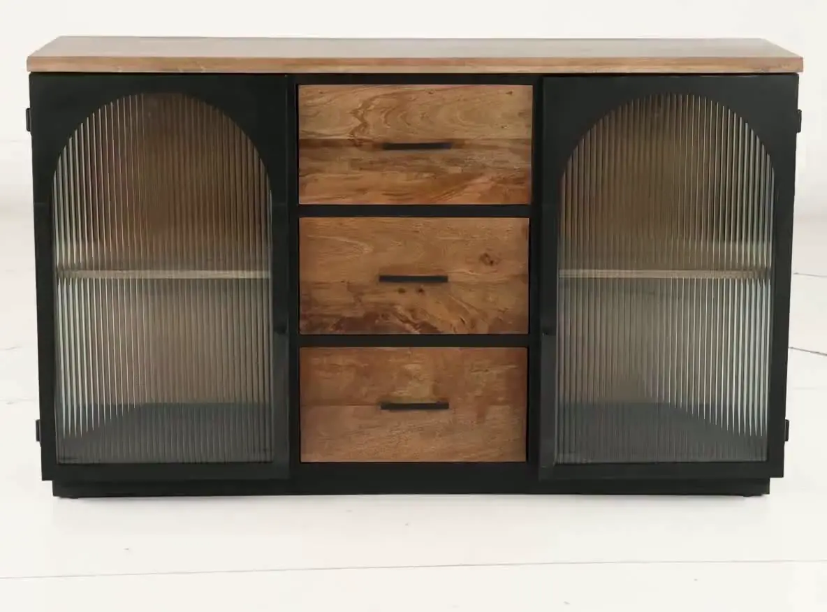 Dain light Brown 2-Door, 3-Drawer Sideboard-10