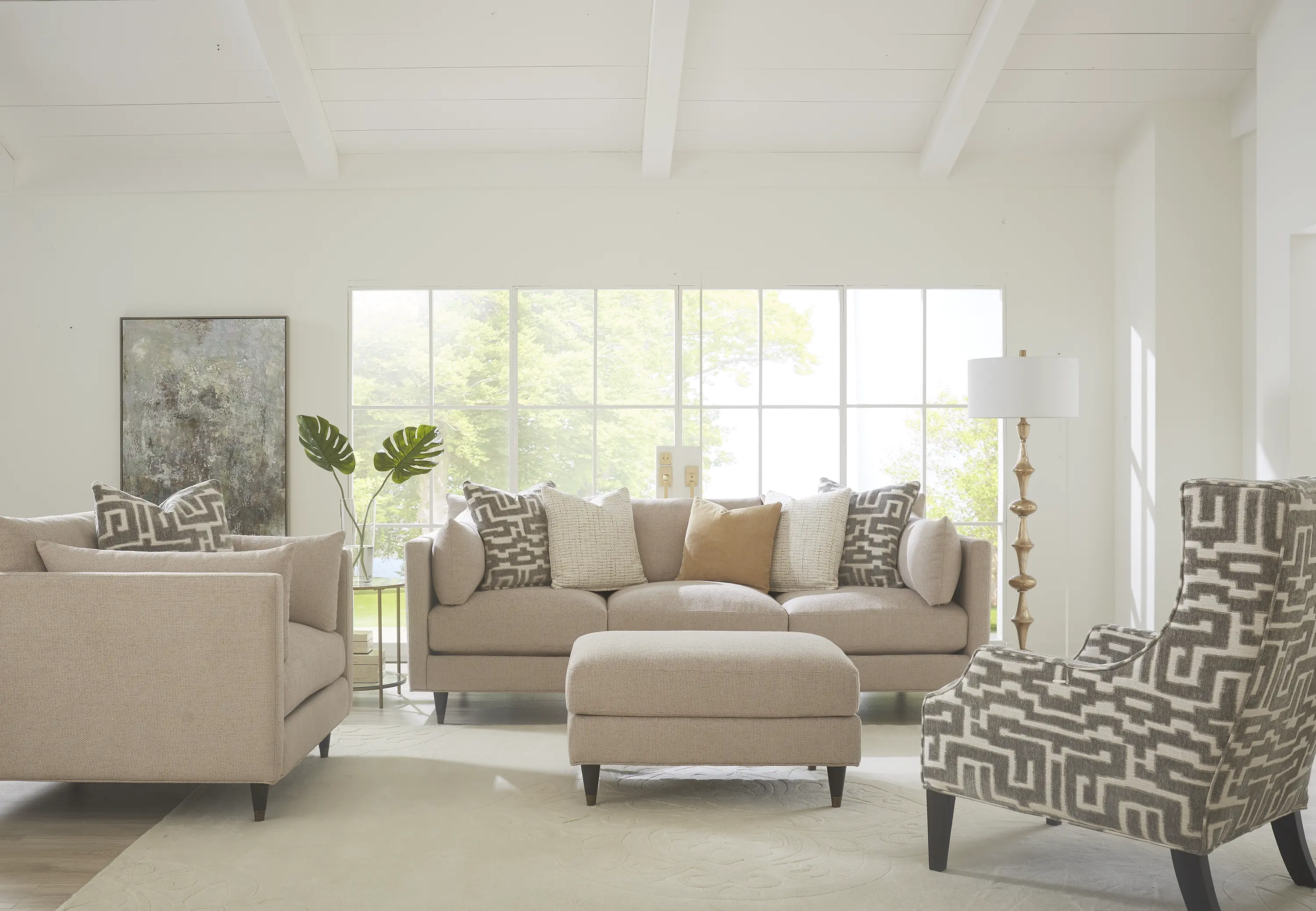 Pia Oatmeal Beige Chair-2