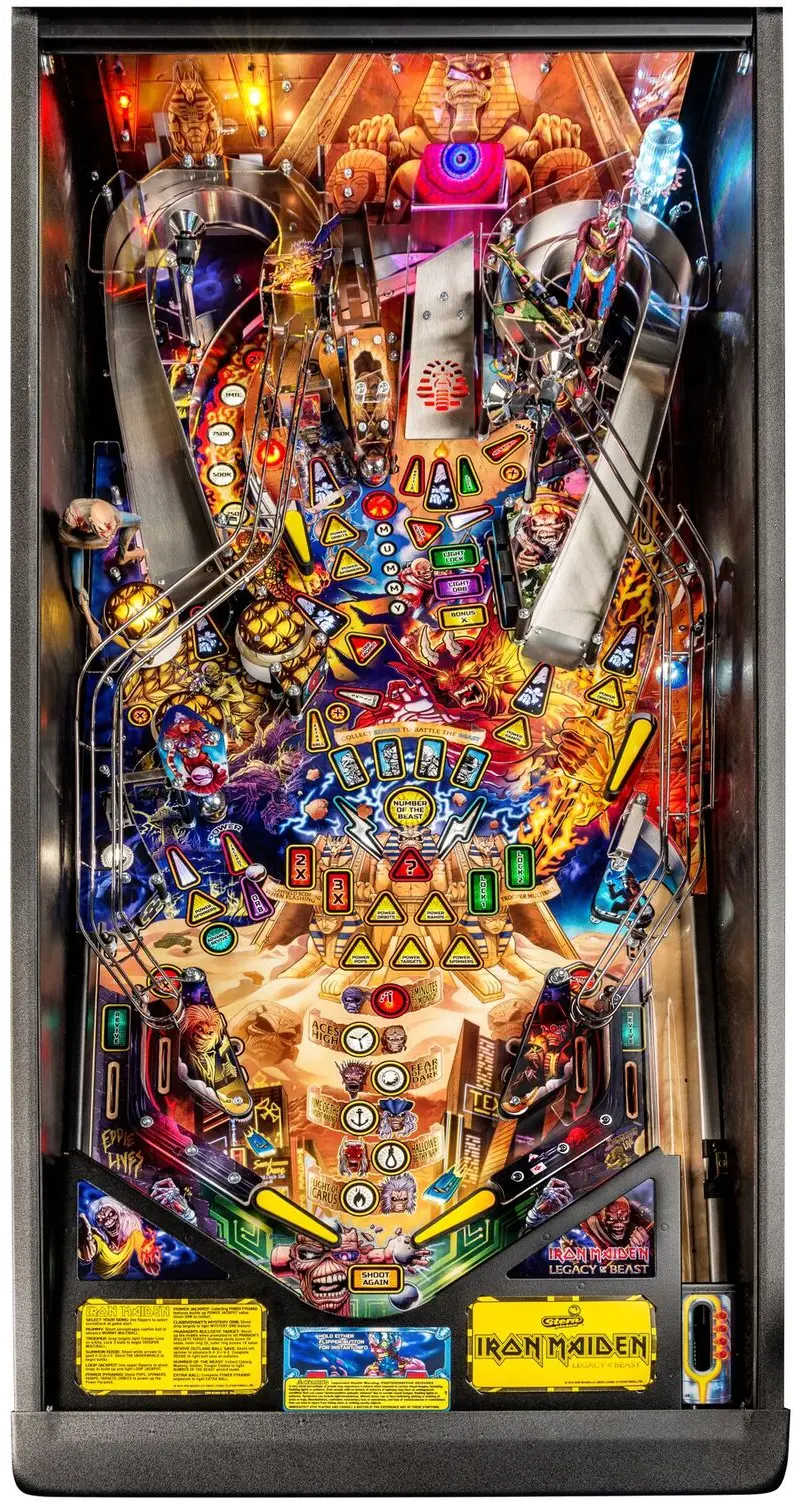 00-55N7-0 Stern Pinball Iron Maiden Premium Pinball Machine-5