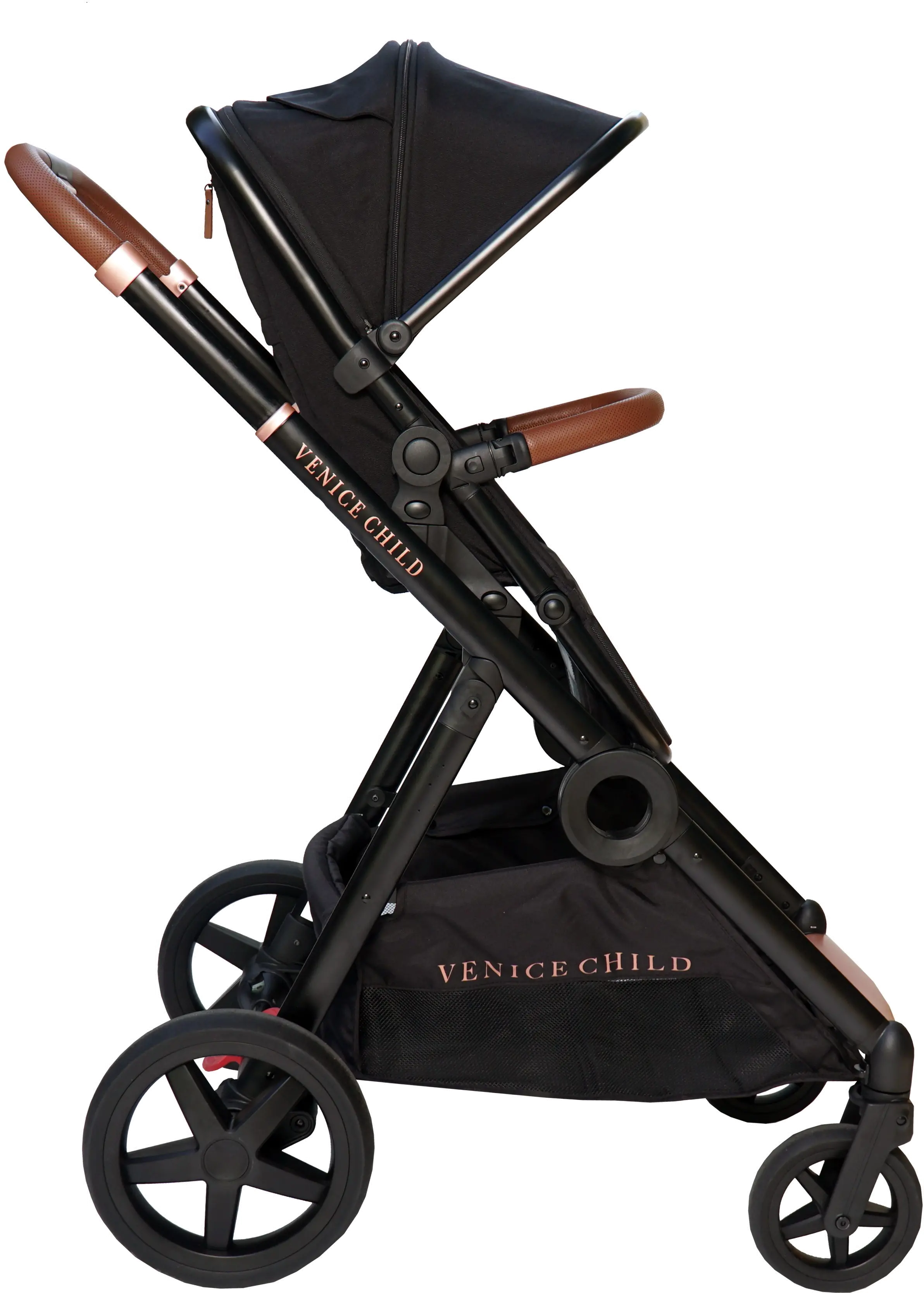 VCHD-MV03-01 Venice Child Maverick Single to Double Stroller with Toddler Seat-1