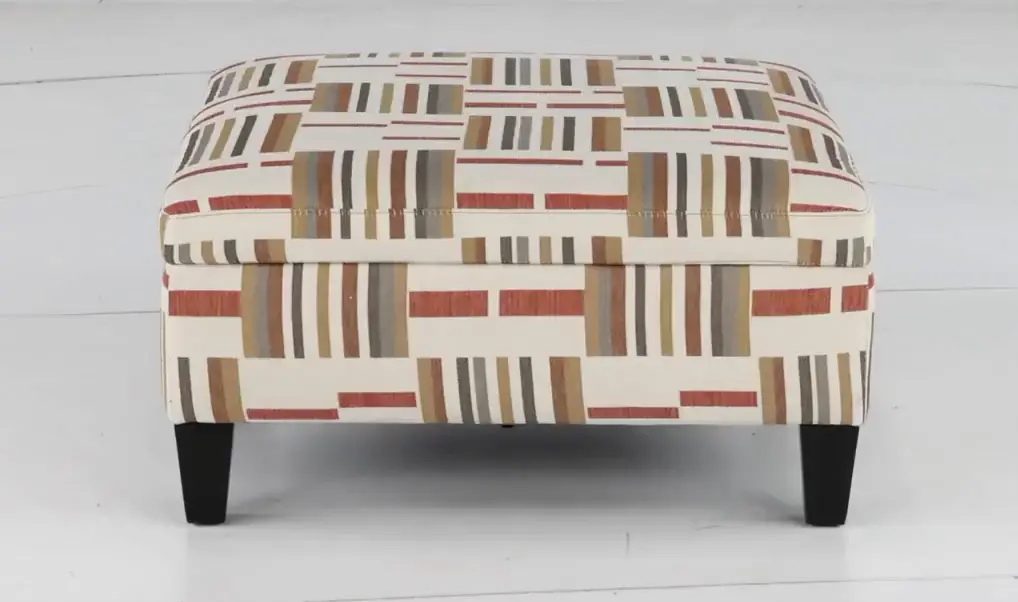 Orion Cream and Copper Storage Ottoman-5