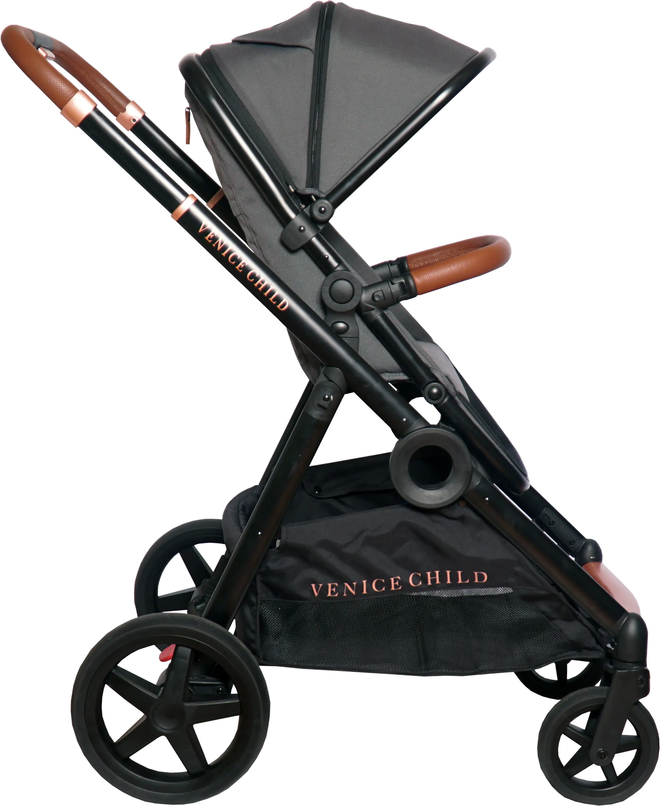 VCHD-MV202-01 Venice Child Maverick Single to Double Stroller with Bassinet-2