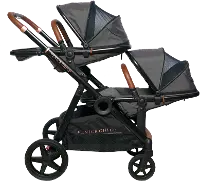 VCHD-MV302-01 Venice Child Maverick Single to Double Stroller with 2nd Toddler Seat