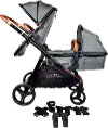 VCHD-VA202-01 Venice Child Ventura Single to Double Stroller with Bassinet