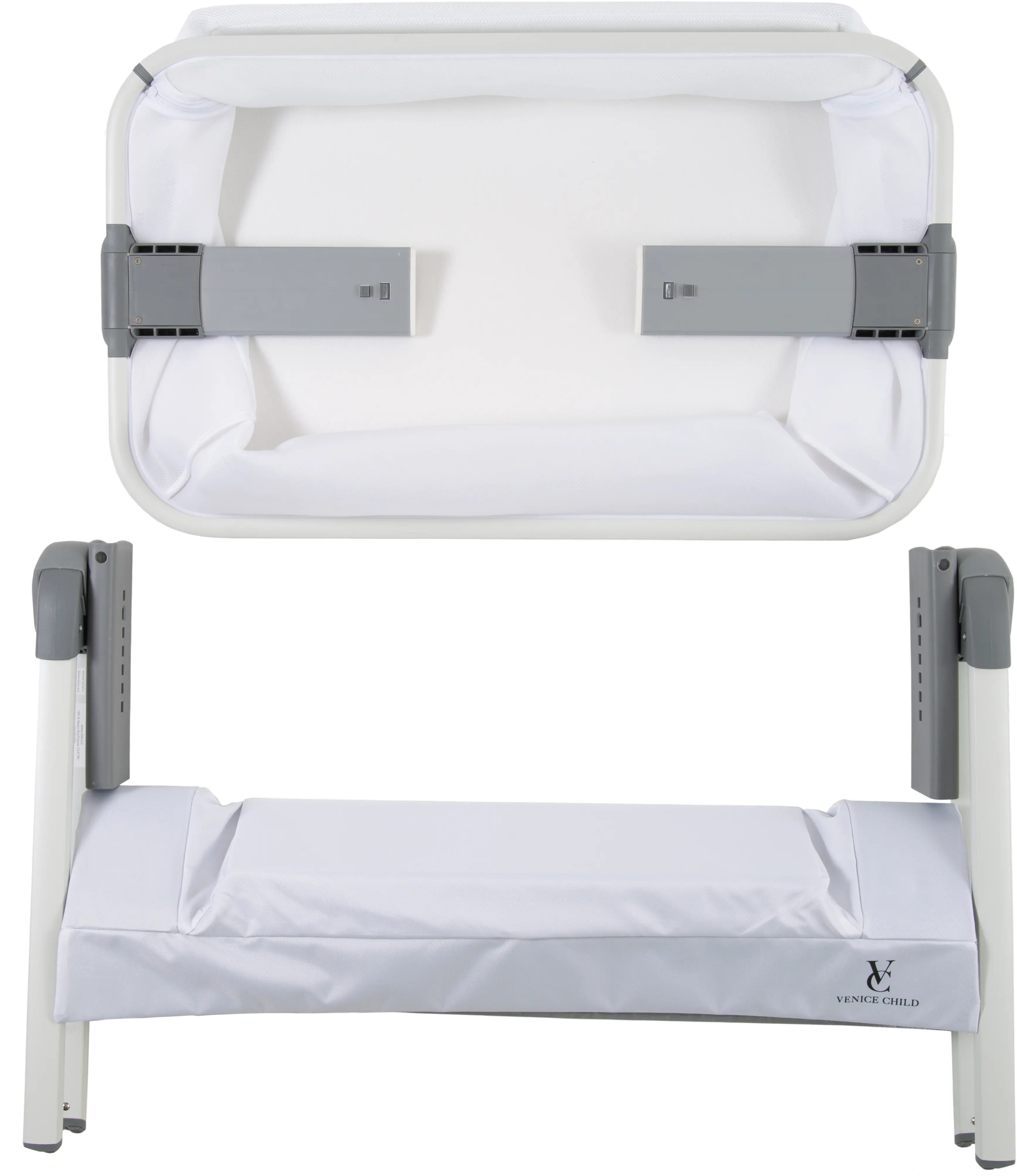 VCHD-CD01-01 Venice Child California Dreaming White Bedside Bassinet-8