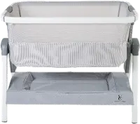 VCHD-CD02-01 Venice Child California Dreaming Gray Bedside Bassinet