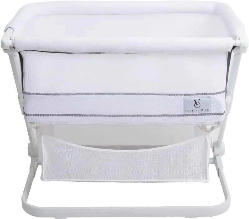Venice Child Sunset Dreaming White Bedside Bassinet