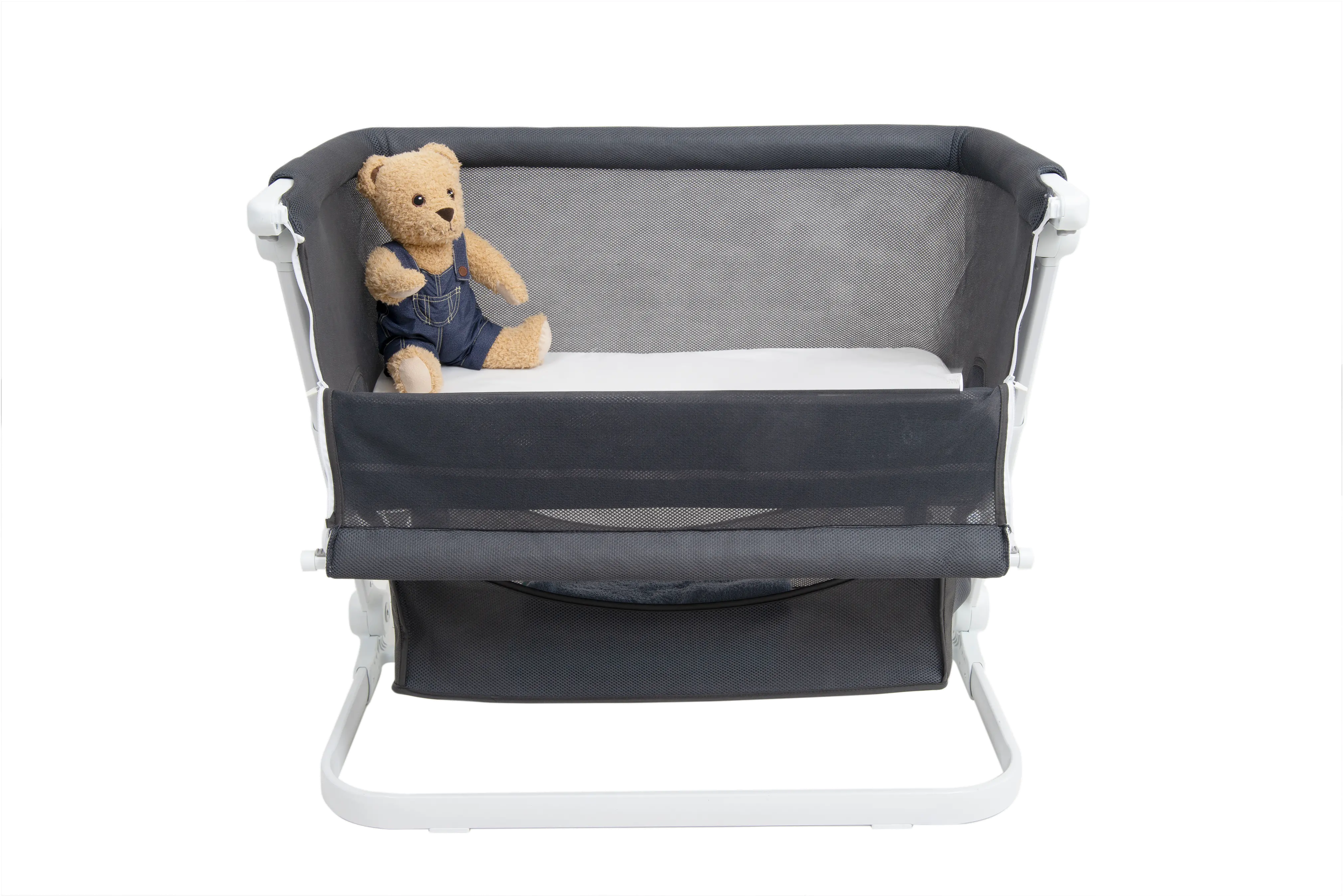 VCHD-SD02-01 Venice Child Sunset Dreaming Gray Bedside Bassinet-3