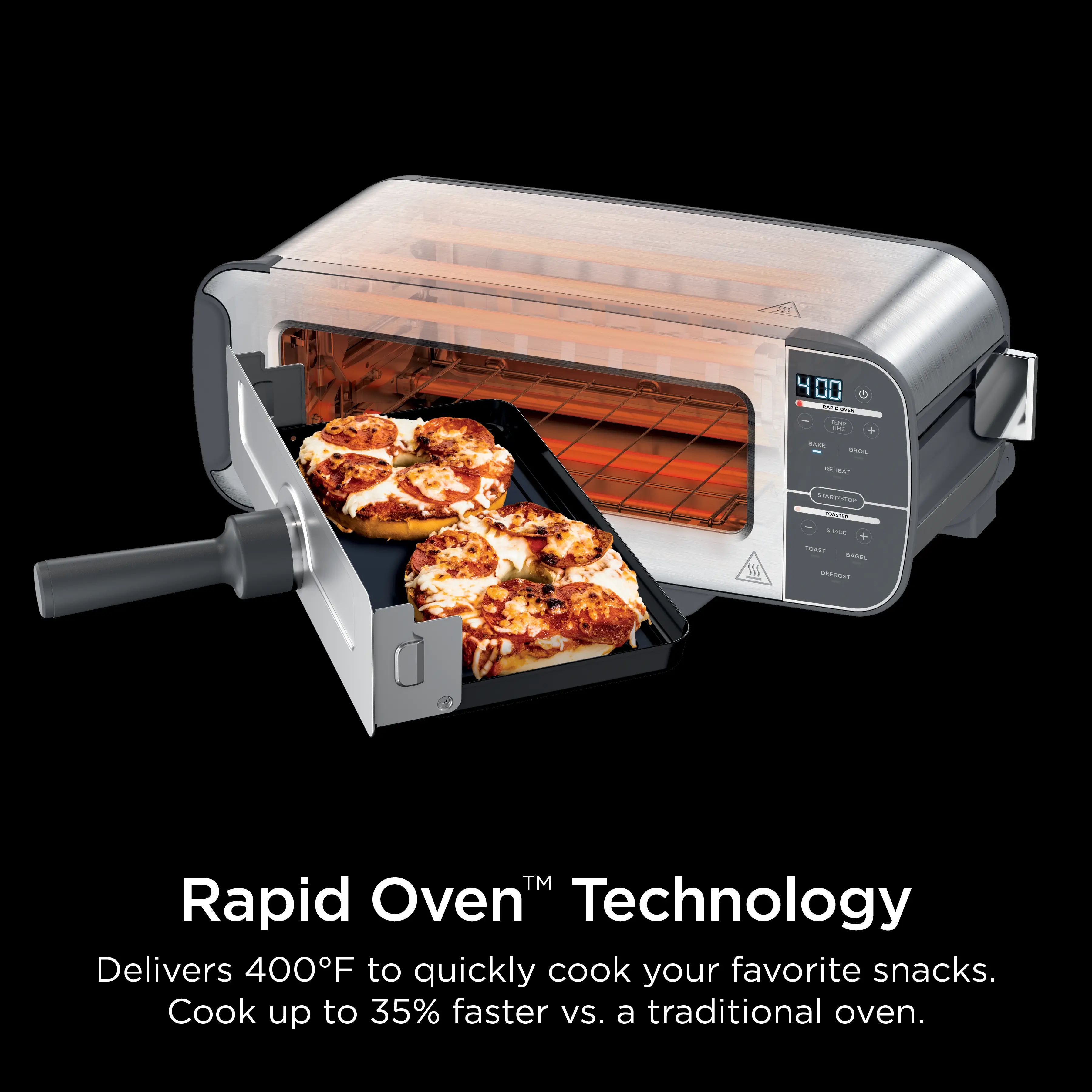ST101 Ninja Foodi 2-in-1 Flip Toaster Oven-8