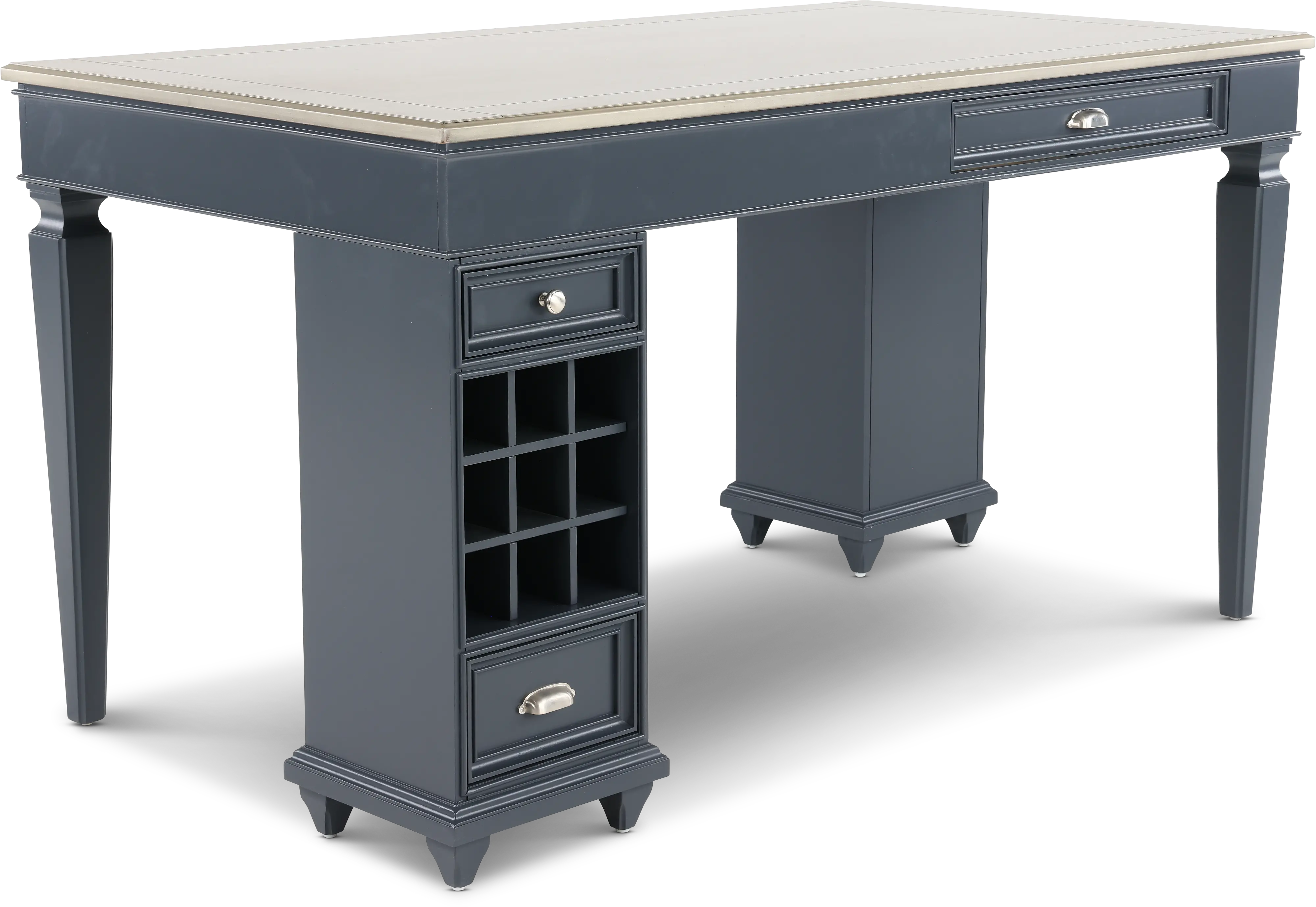 Vista Azul Graphite Gray Counter Height Dining Table-1