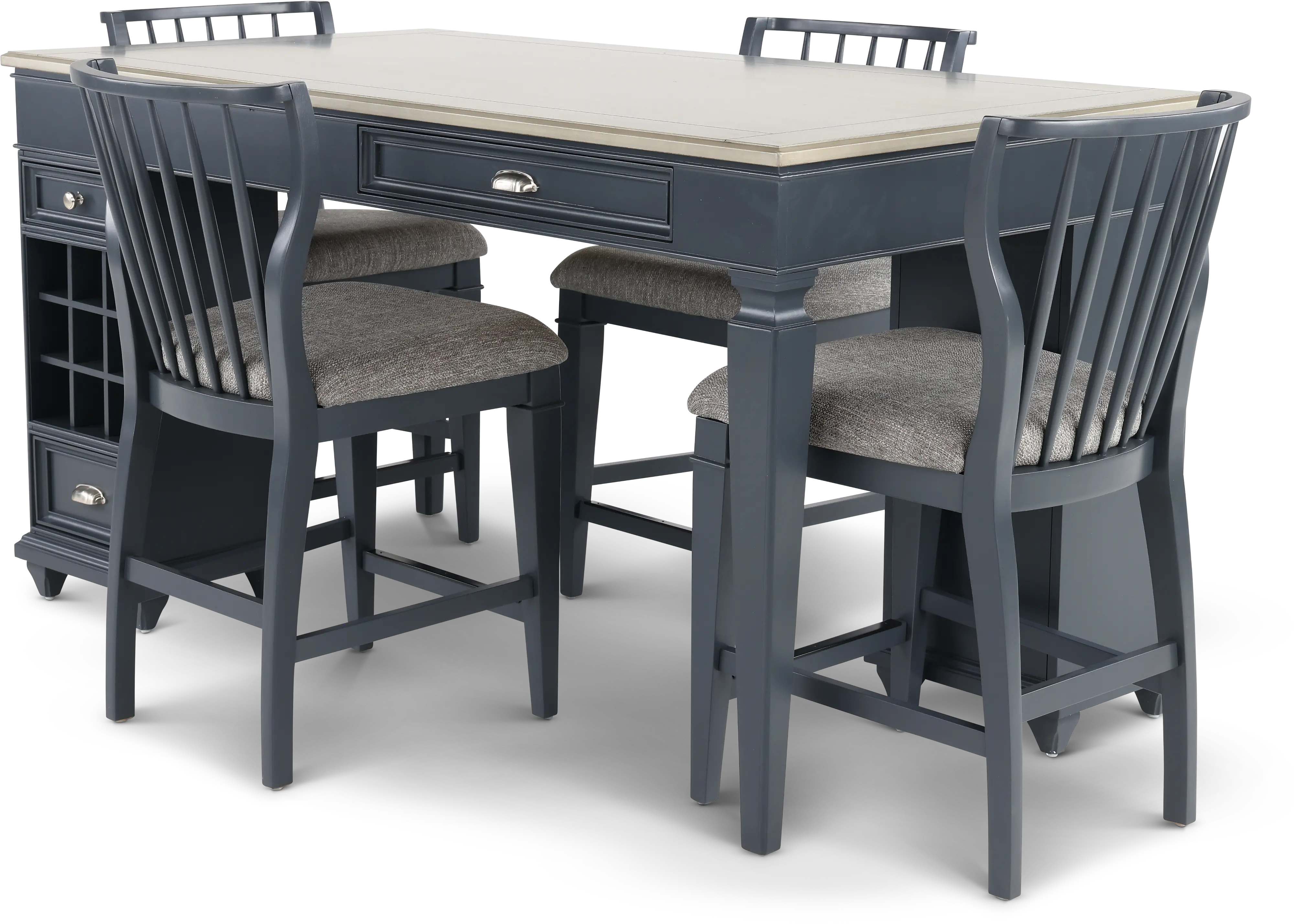 Vista Azul Graphite Gray 5 Piece Counter Height Dining Set-6