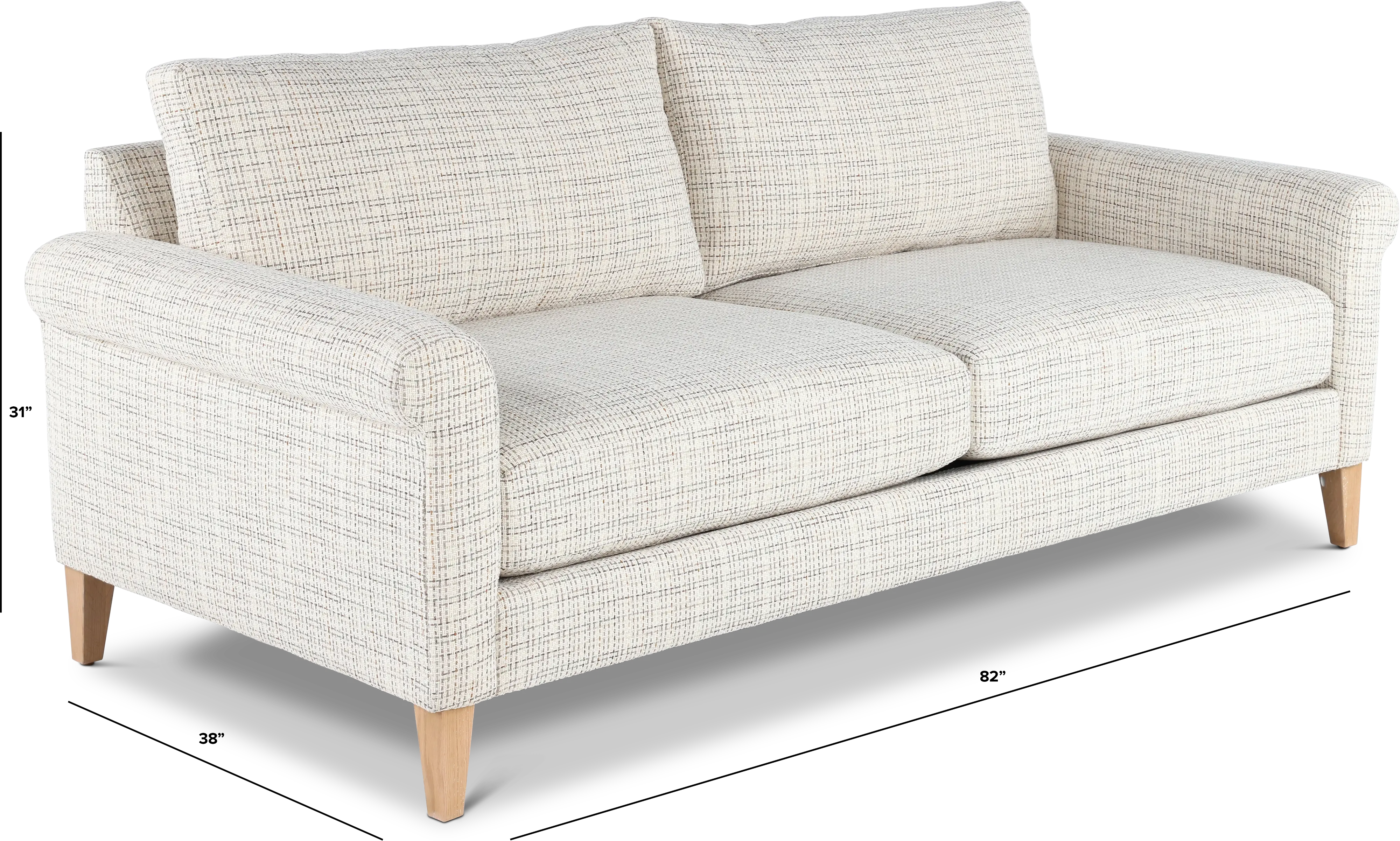 Design Lab Nikola Cream Sofa-3