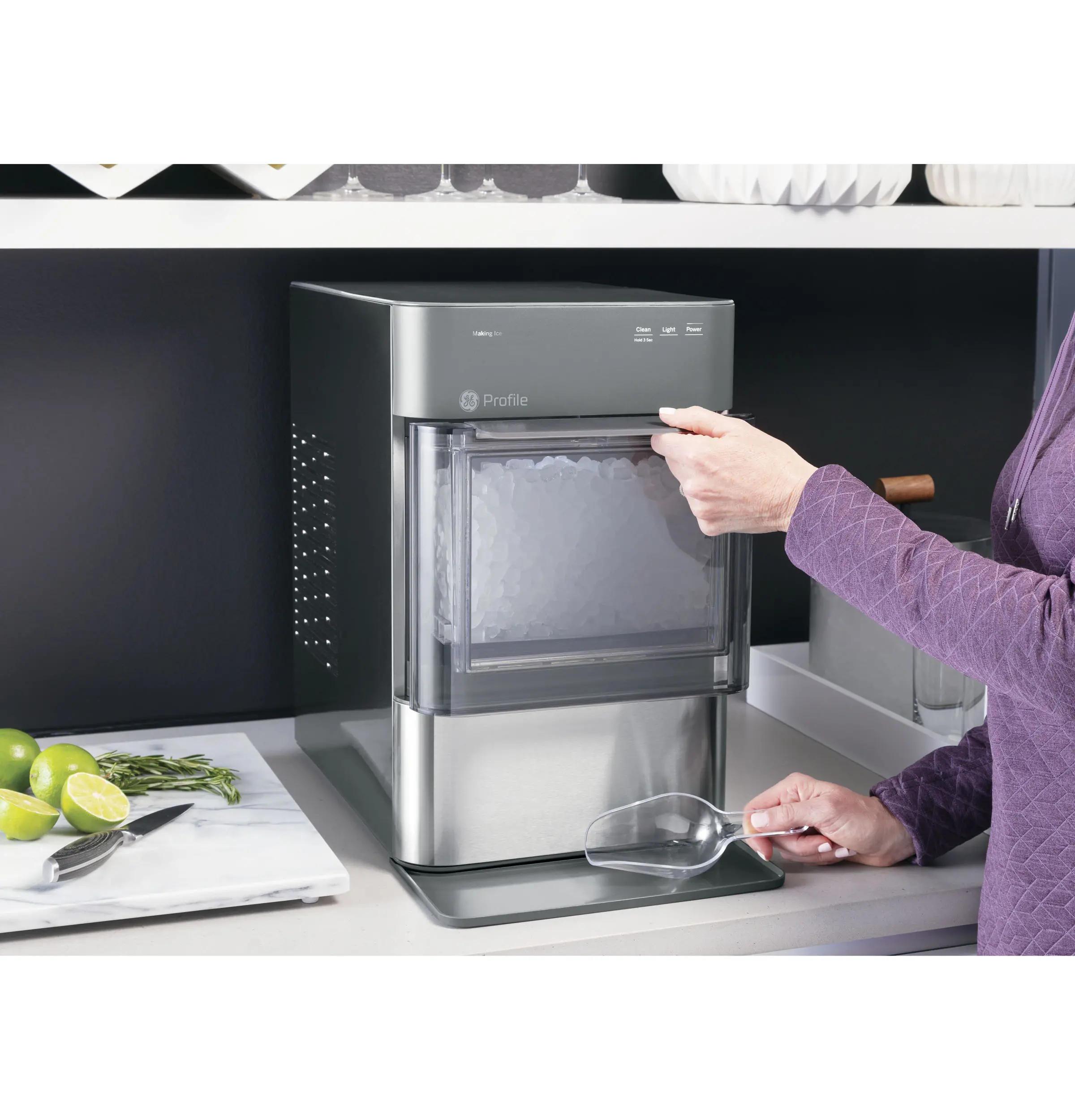 PIO23SCS GE Profile™ Opal™ 2.0 Nugget Ice Maker-3