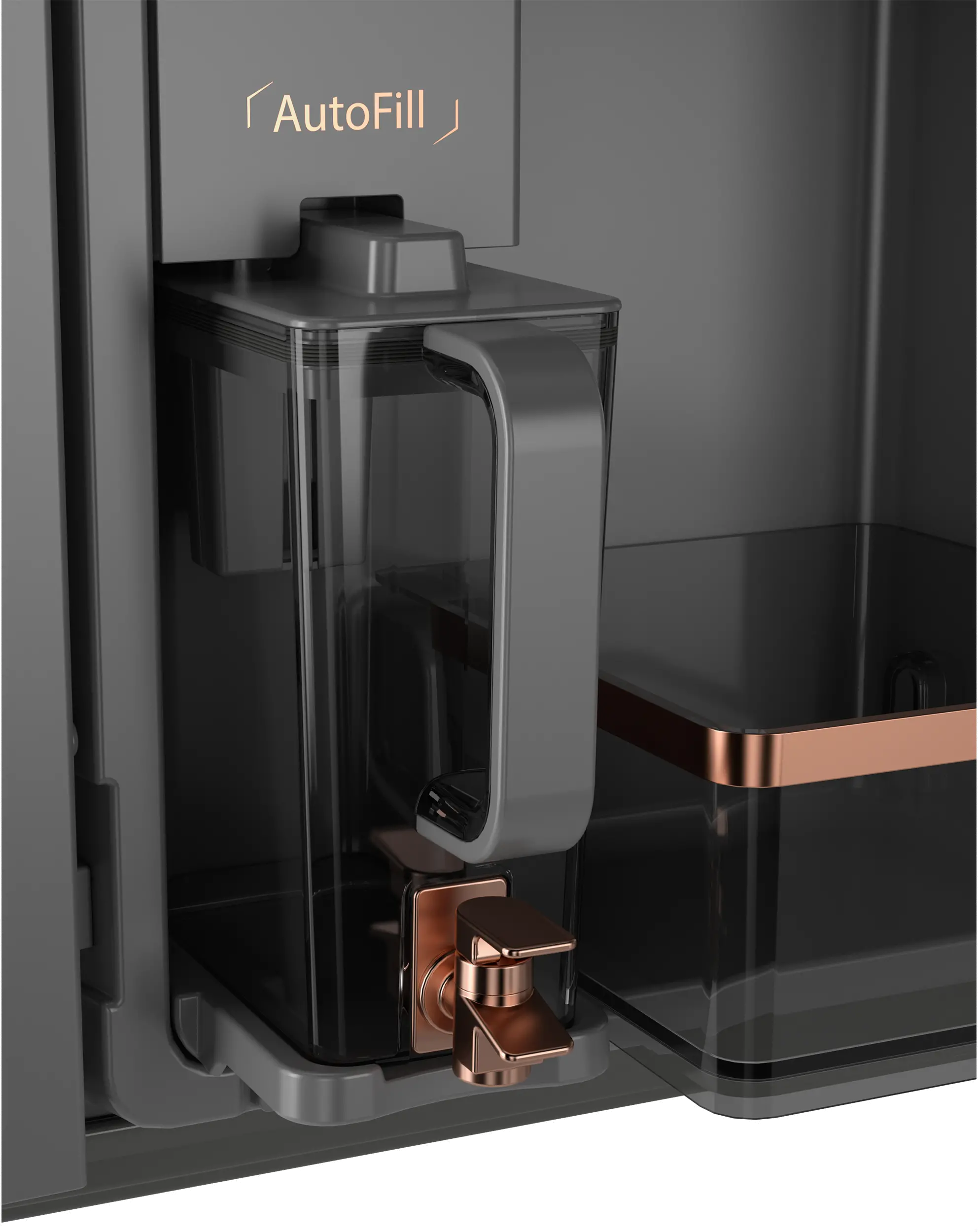 CGE29DP3TD1 Ge Cafe Smart 4-Door French Door Refrigerator - Matte Black-5