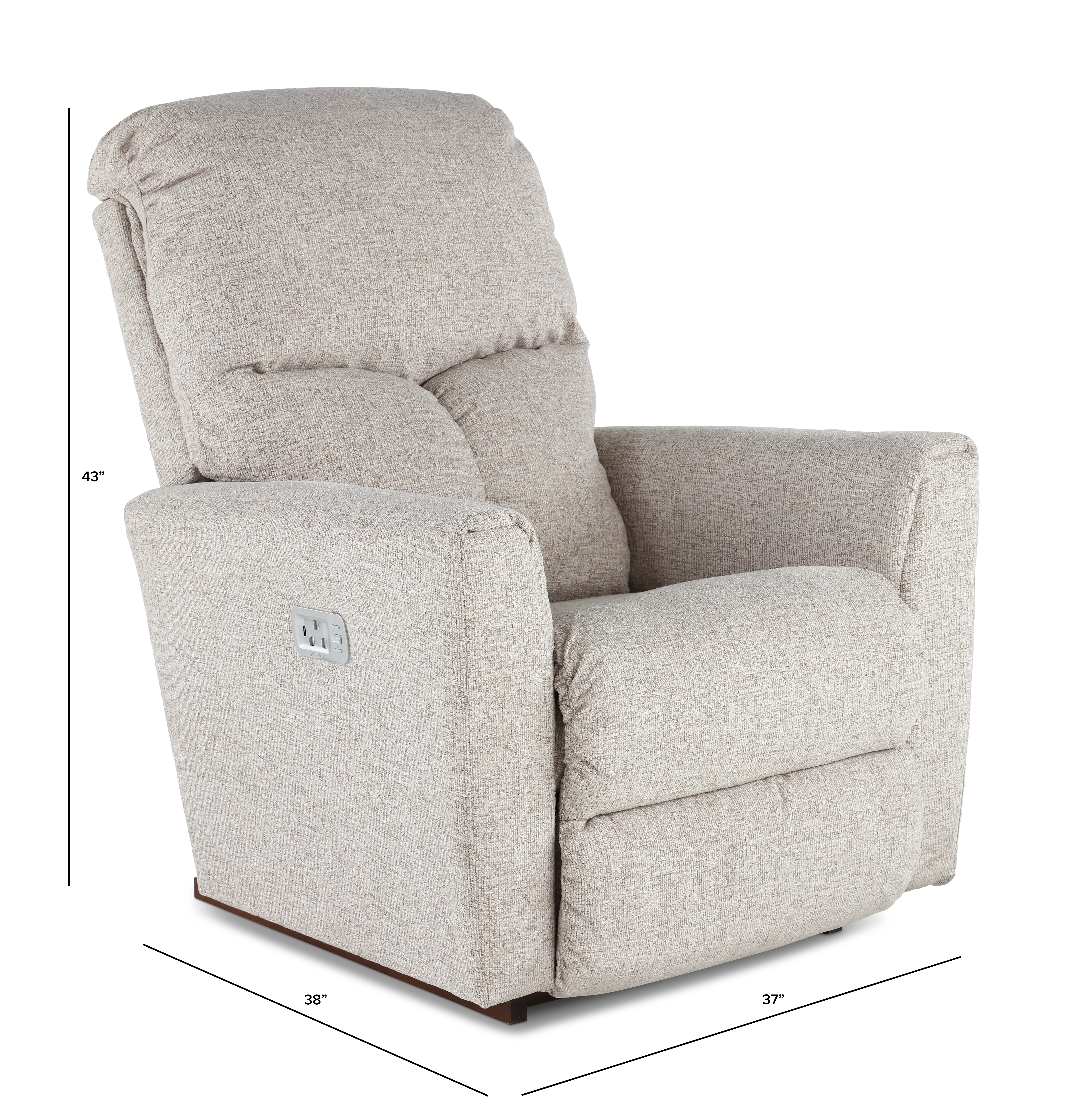 10-U780/C196733 Hawthorn Light Gray Power Rocker Recliner-3