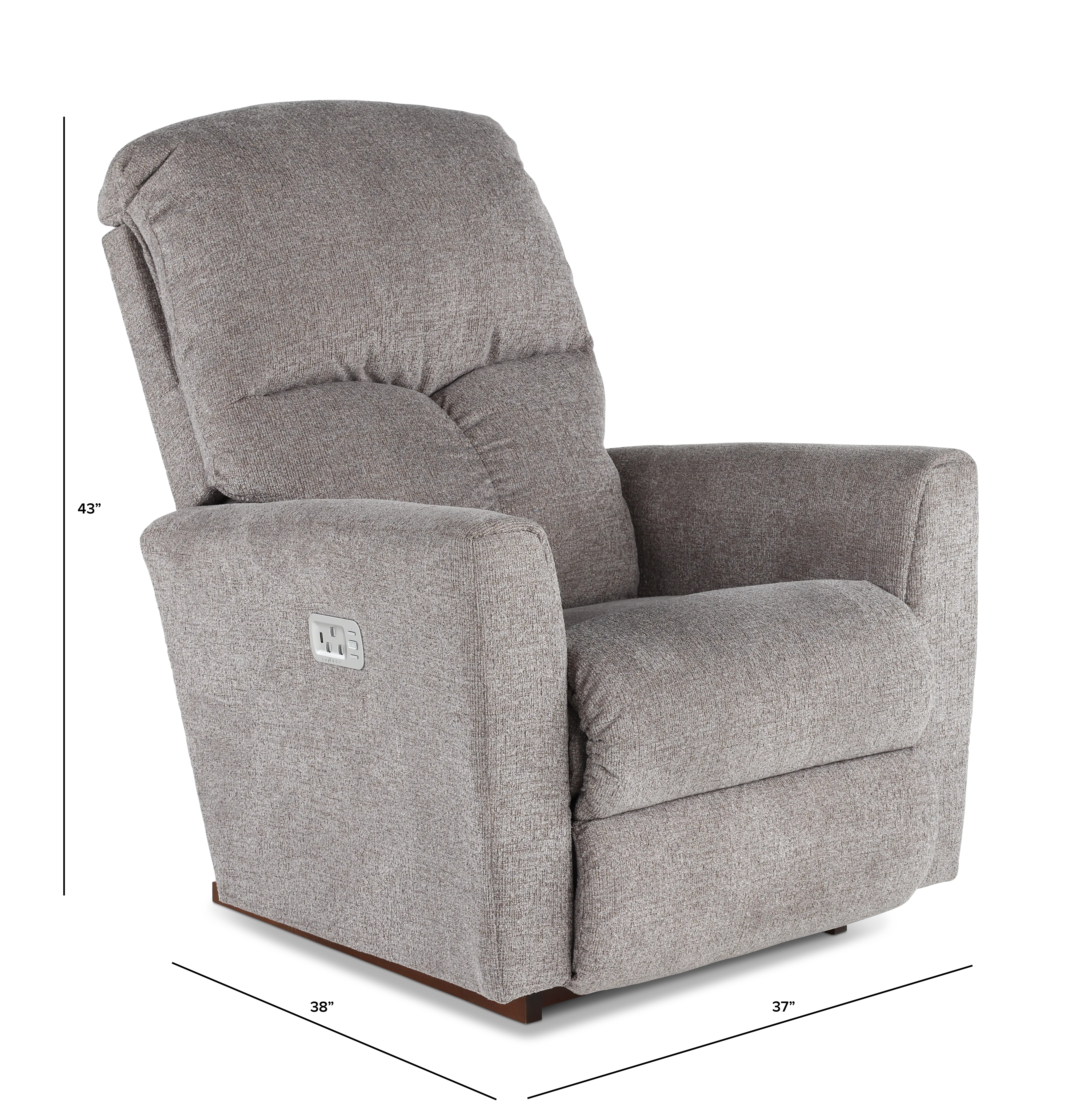 10-U780/C196755 Hawthorn Gray Power Rocker Recliner-3