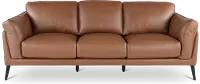 Paris Brown Leather Sofa