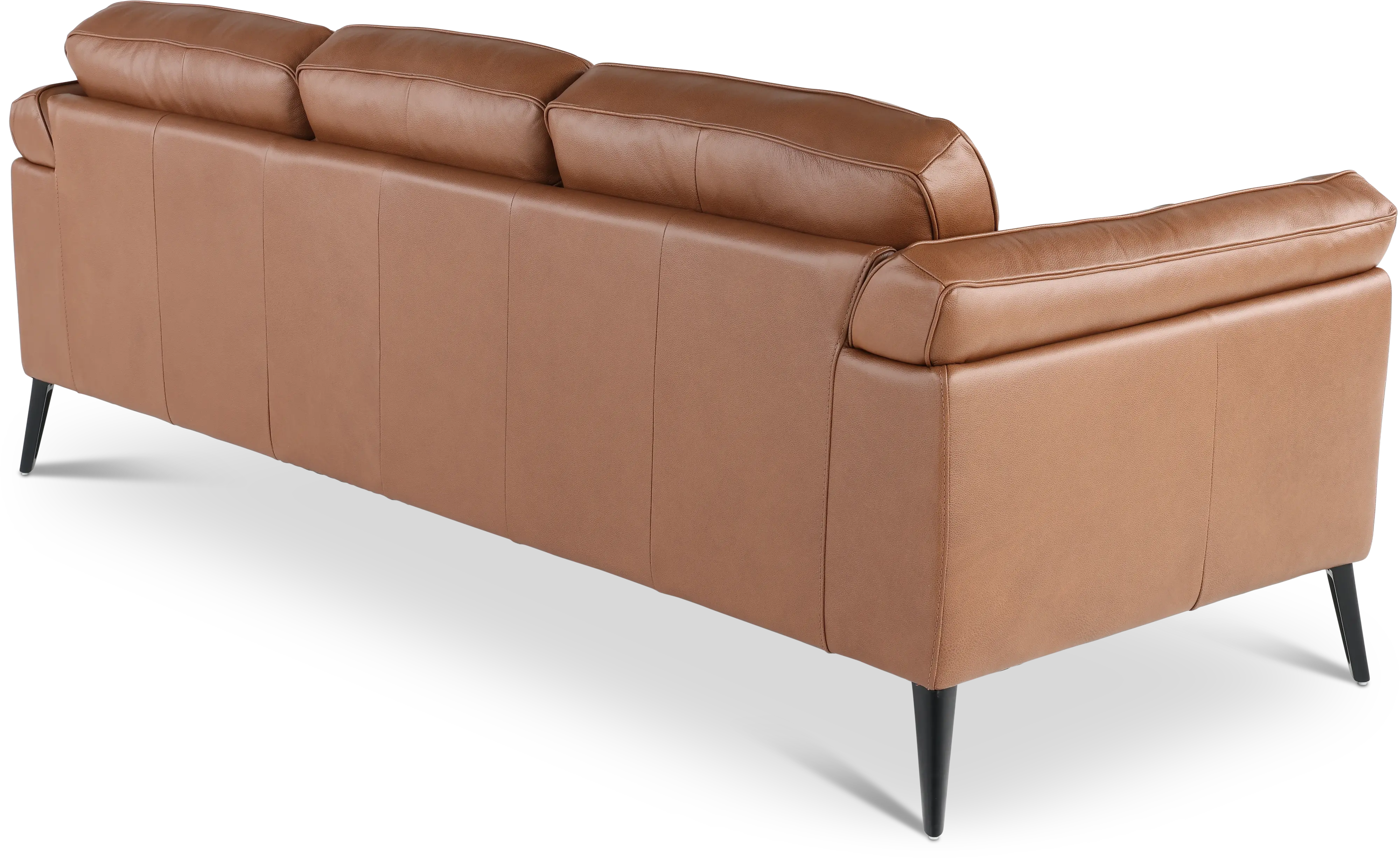 Paris Brown Leather Sofa-6