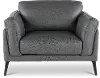 Paris Gray Leather Chair
