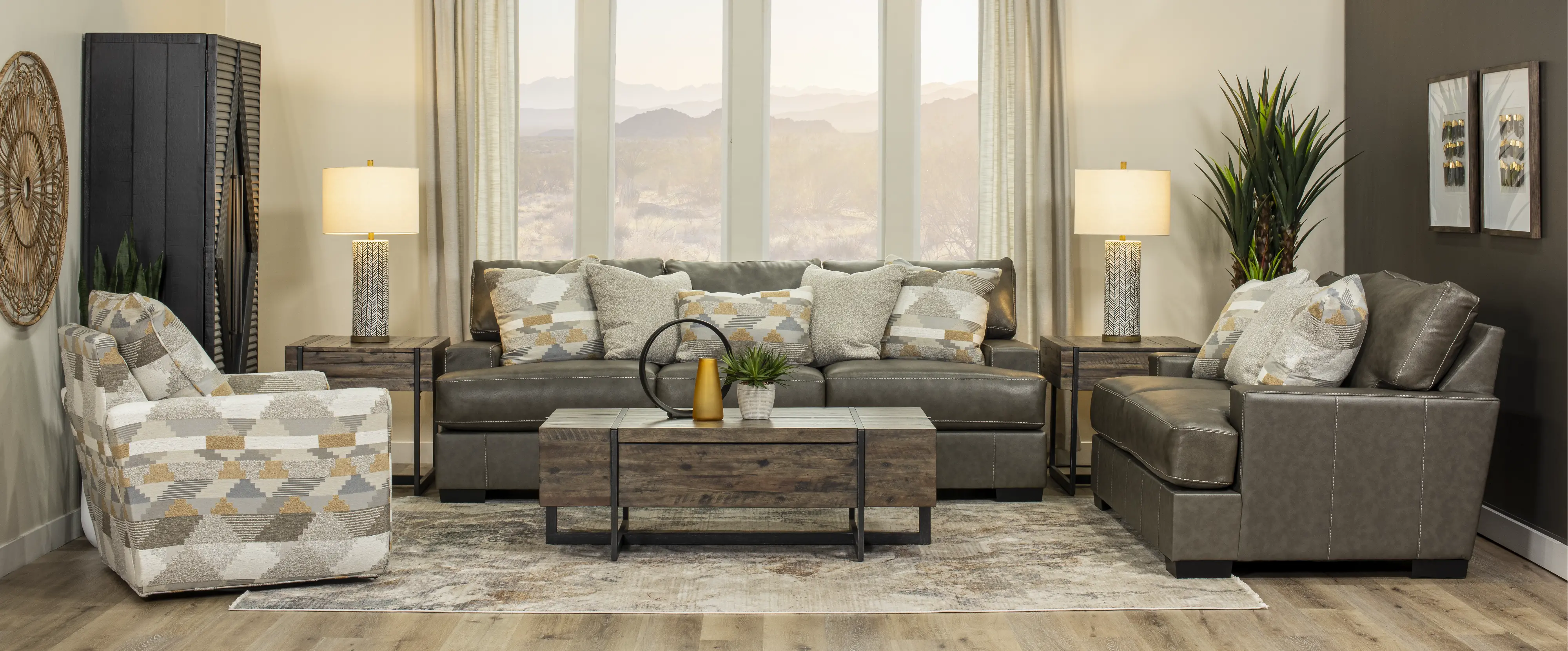 DODGE/WINNERGREY/LOVE Dodge Gray Loveseat-2