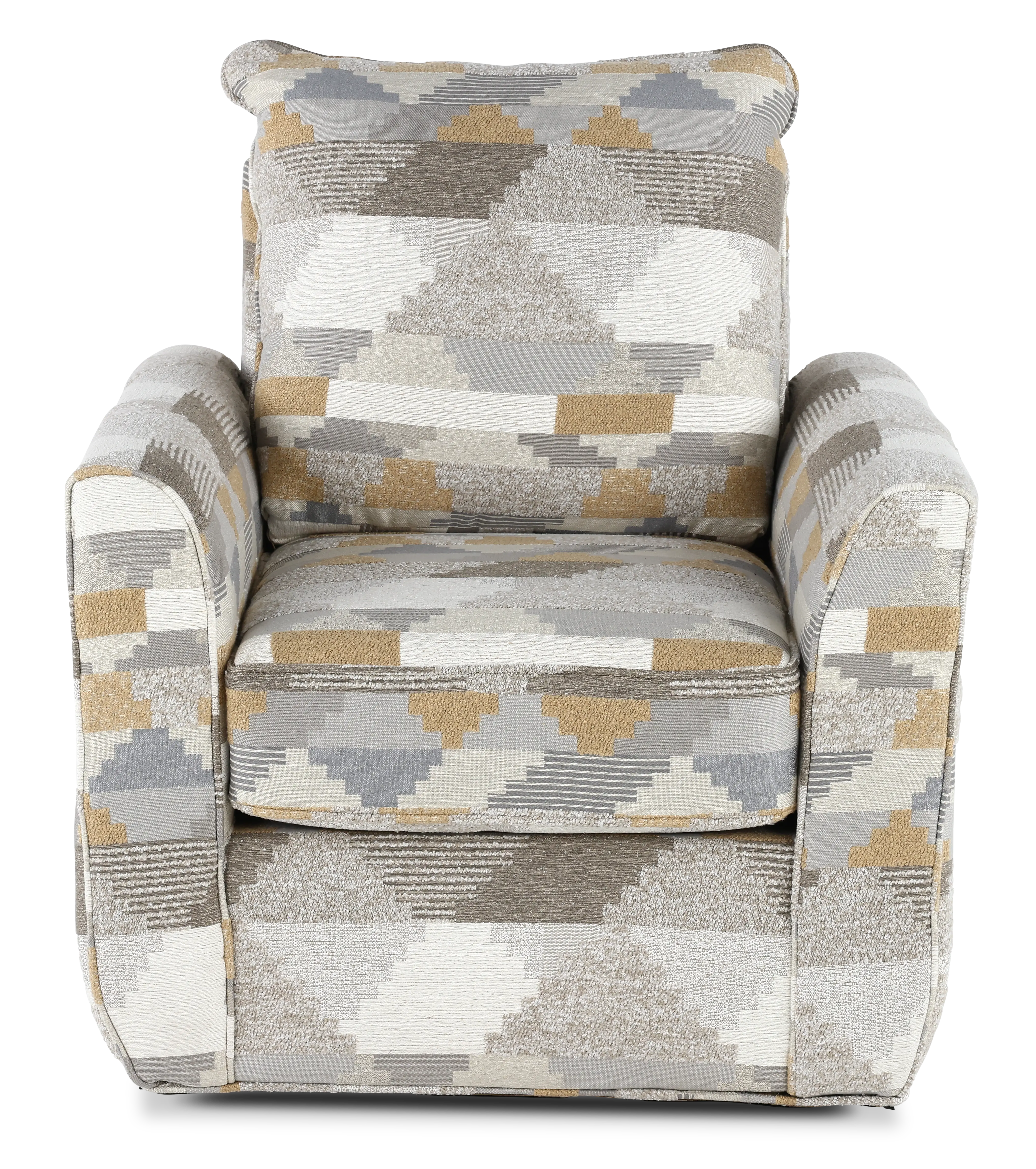 SURFRIDER/SWVLCHR/MAYA QUARTZ Dodge Gray Pattern Swivel Chair-4