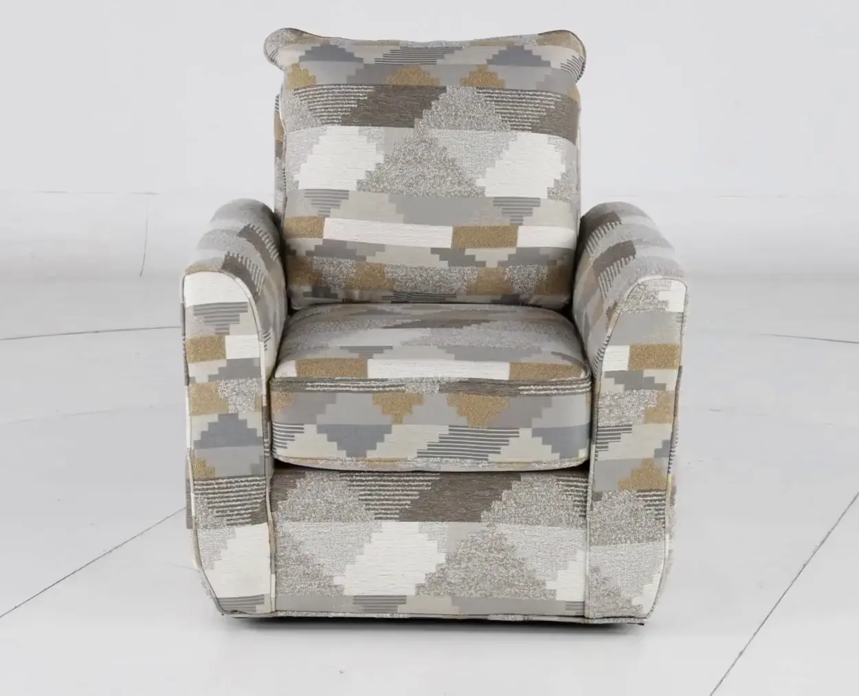 SURFRIDER/SWVLCHR/MAYA QUARTZ Dodge Gray Pattern Swivel Chair-5