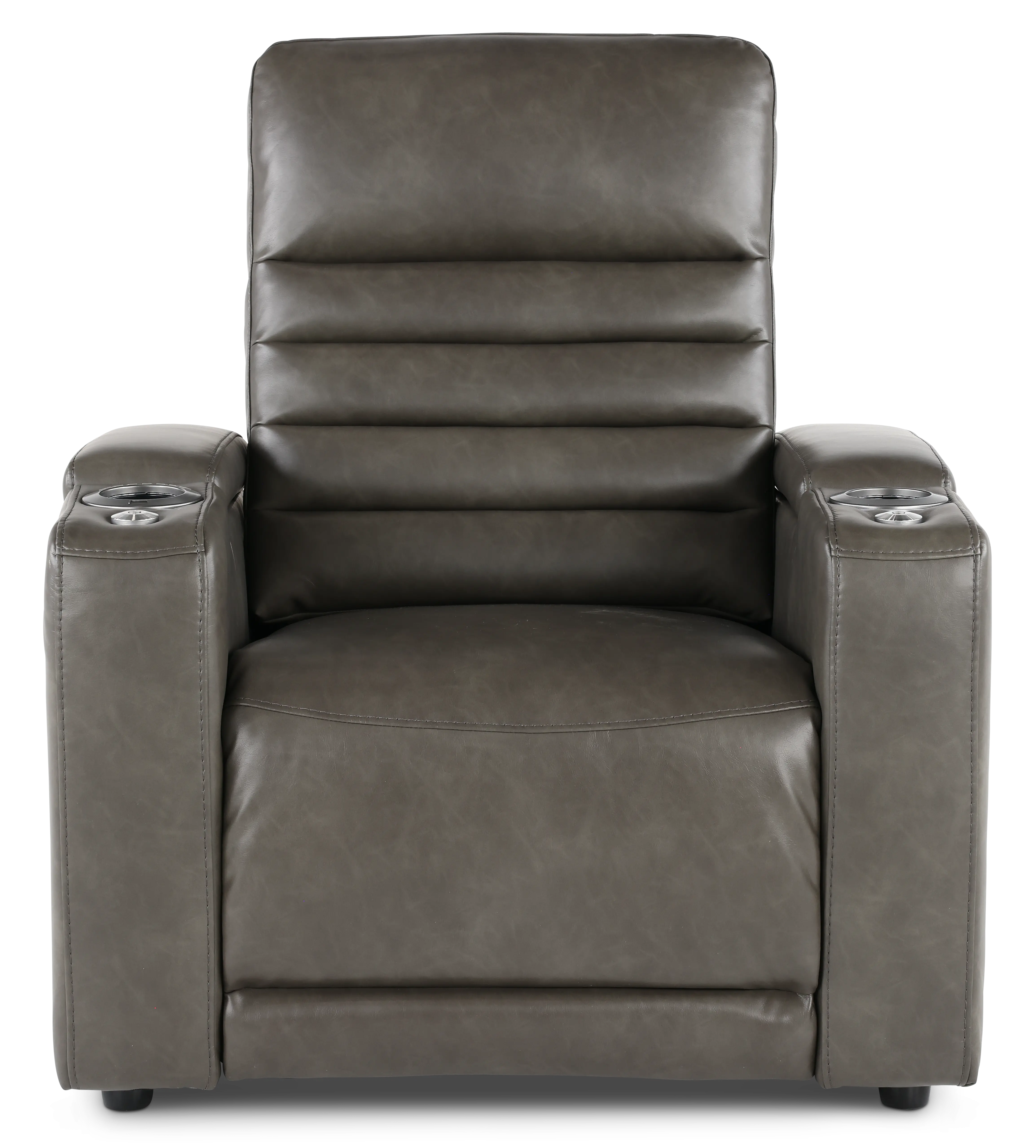Copley Slate Gray Power Recliner with Power Headrest-4