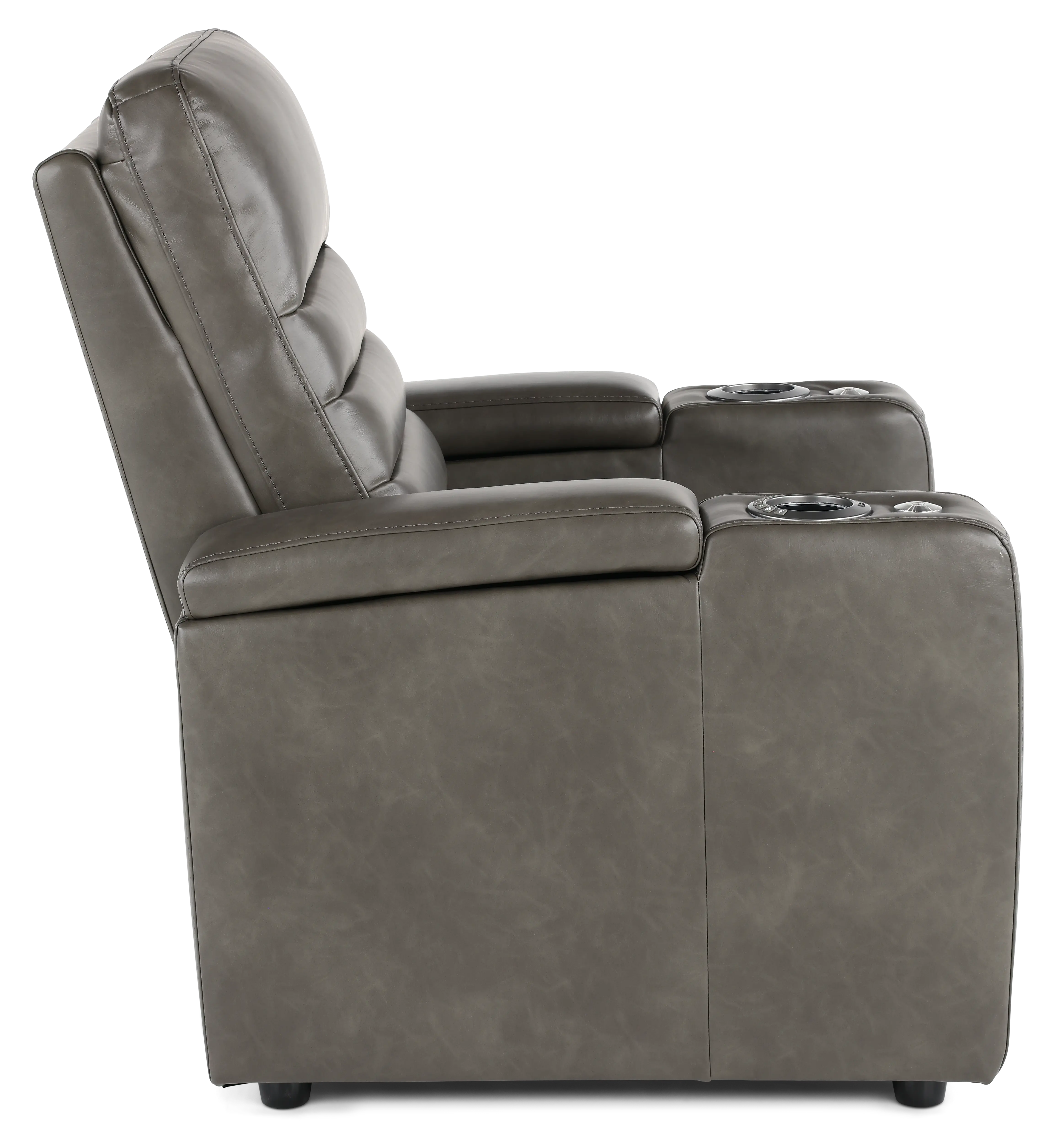 Copley Slate Gray Power Recliner with Power Headrest-8