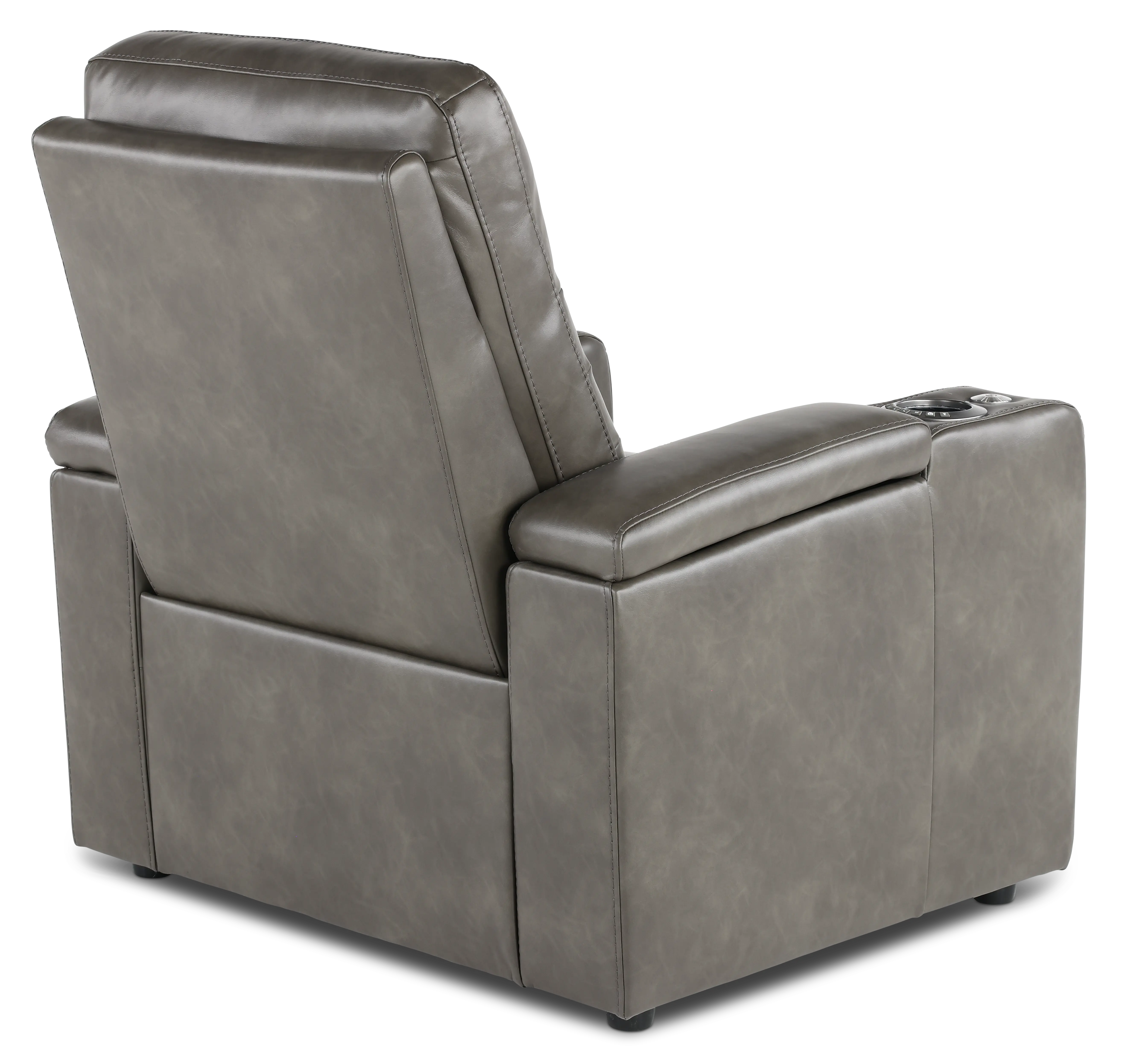 Copley Slate Gray Power Recliner with Power Headrest-9