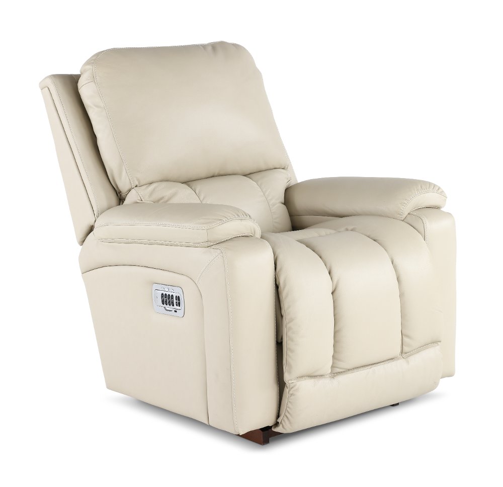 Greyson Ice Power Rocker Recliner with Headrest and Lumbar