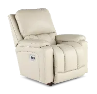 10X-530-RW/LB193032 Greyson Ice Power Rocker Recliner with Headrest and Lumbar