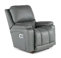 10X-530-RW/LB193056 Greyson Blue-Gray Power Rocker Recliner with Headrest and Lumbar