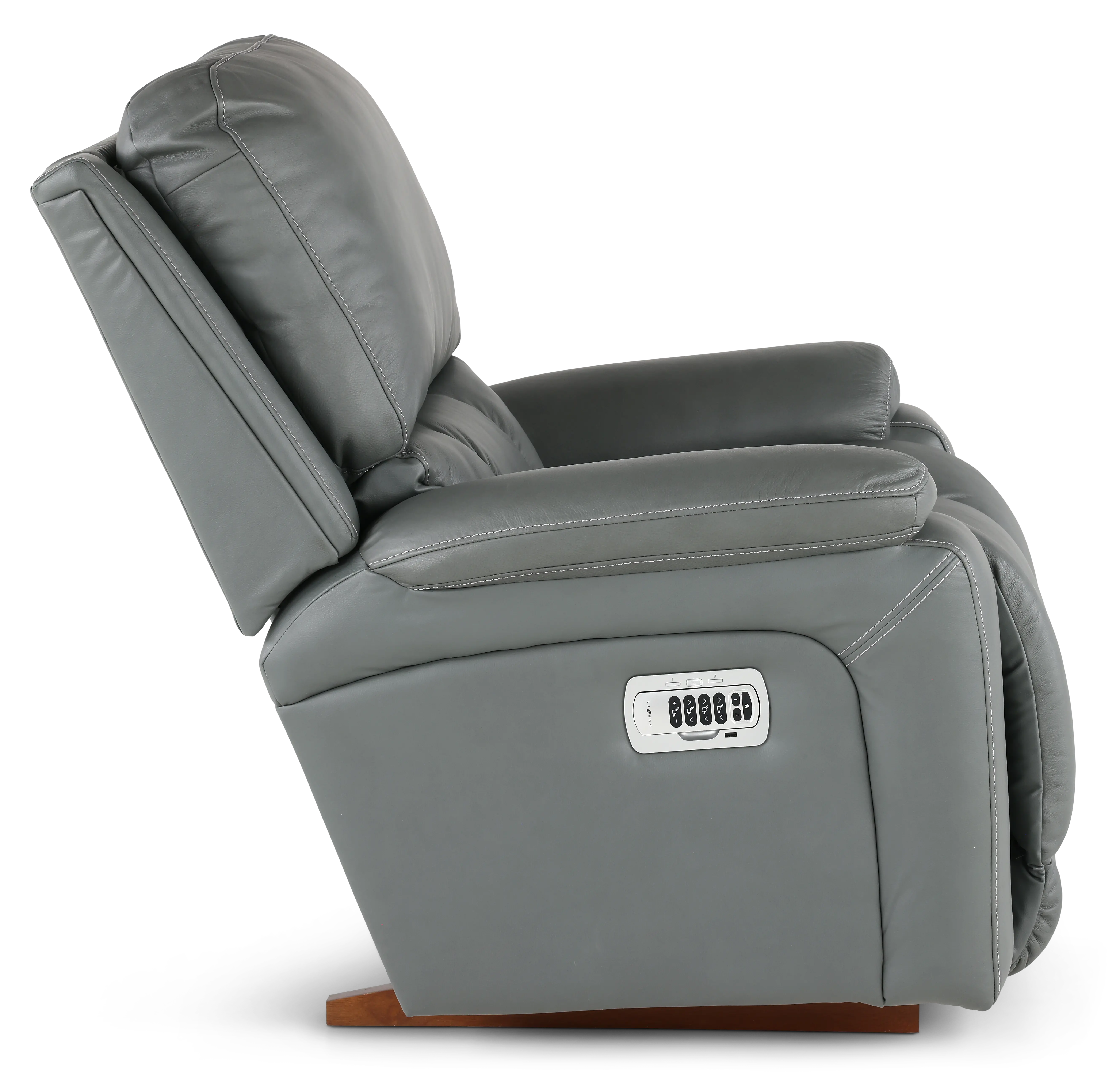 10X-530-RW/LB193056 Greyson Blue-Gray Power Rocker Recliner with Headrest and Lumbar-5