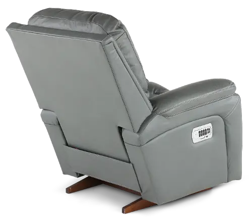 ローレライ Greyson Blue-Gray Power Rocker Recliner with Headrest and