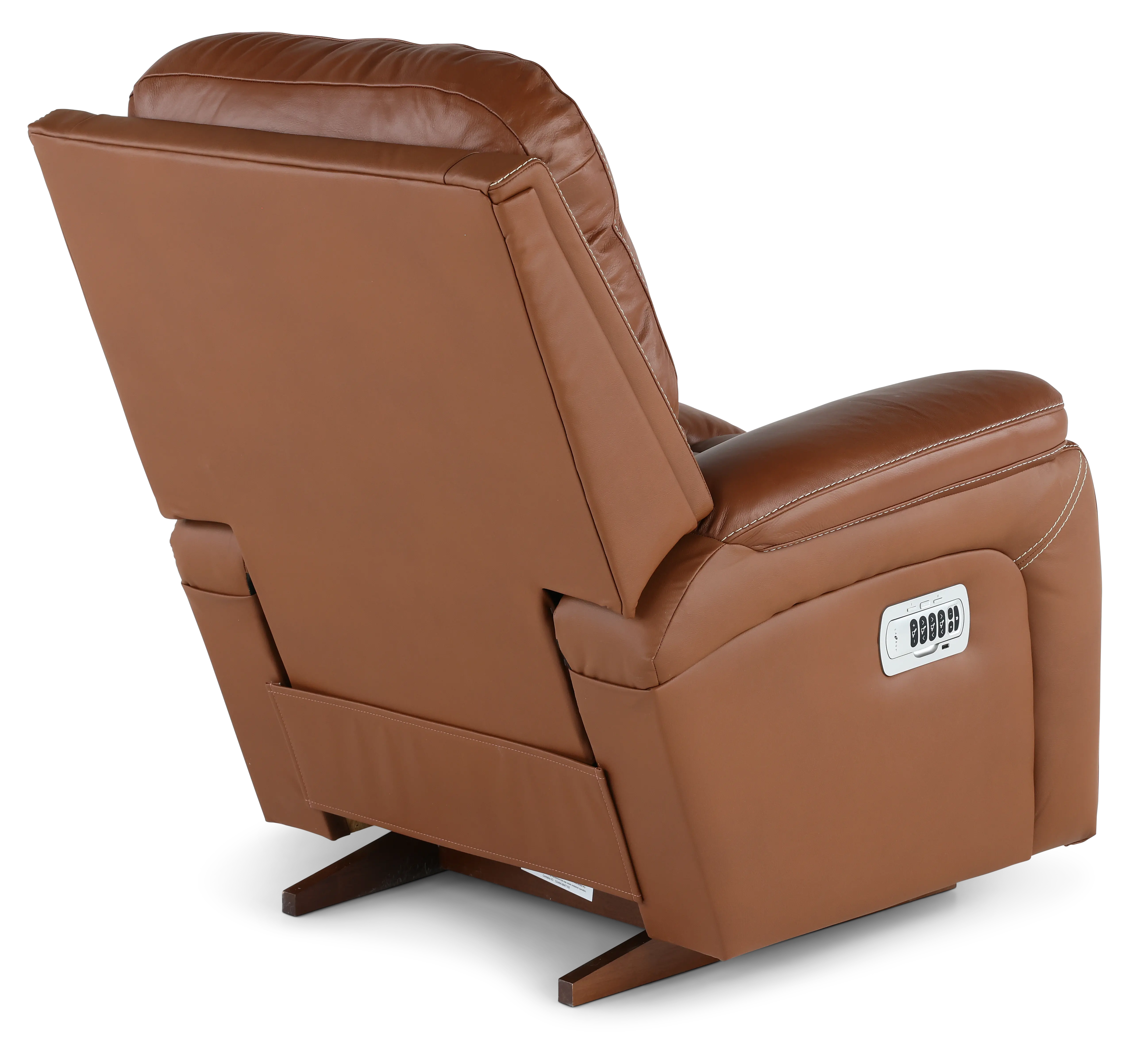 10X-530-RW/LB193077 Greyson Caramel Power Rocker Recliner with Headrest and Lumbar-7