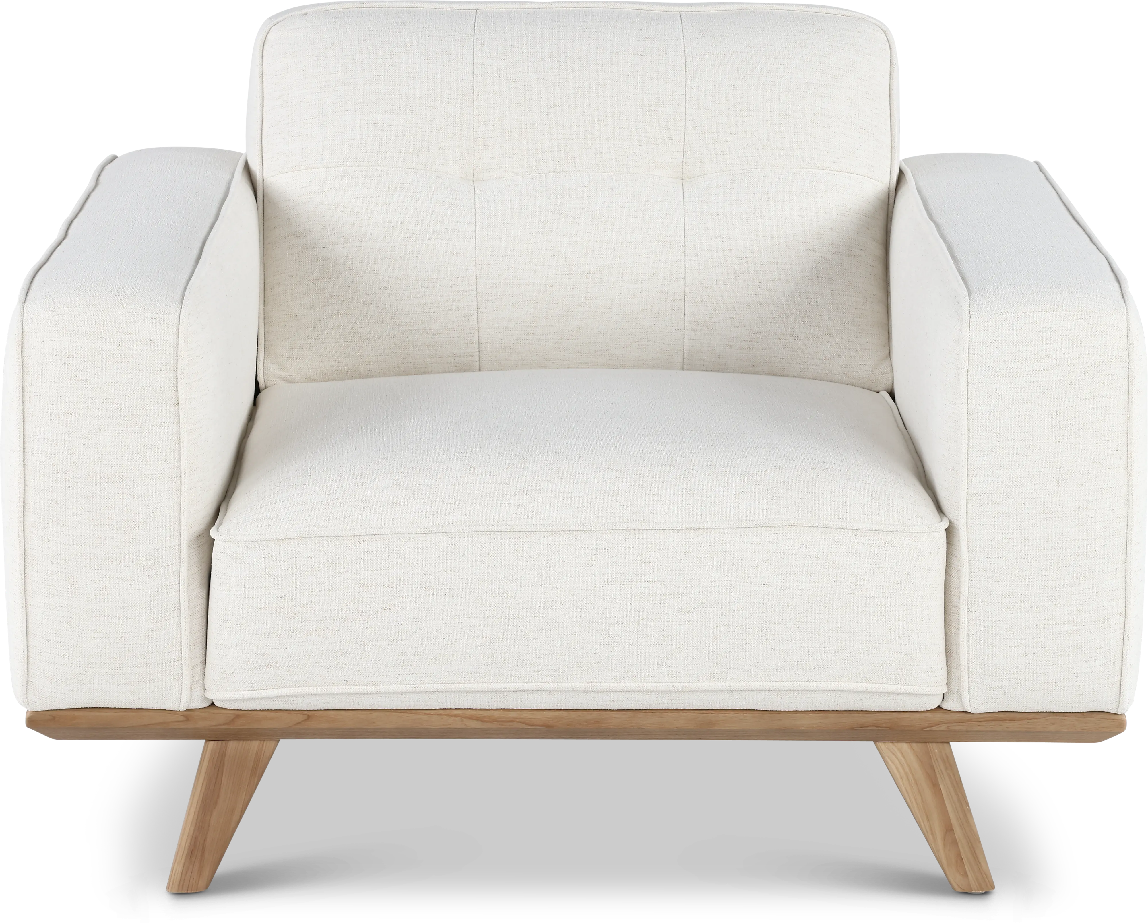 Nomad White Chair with Crypton Home Fabric-4