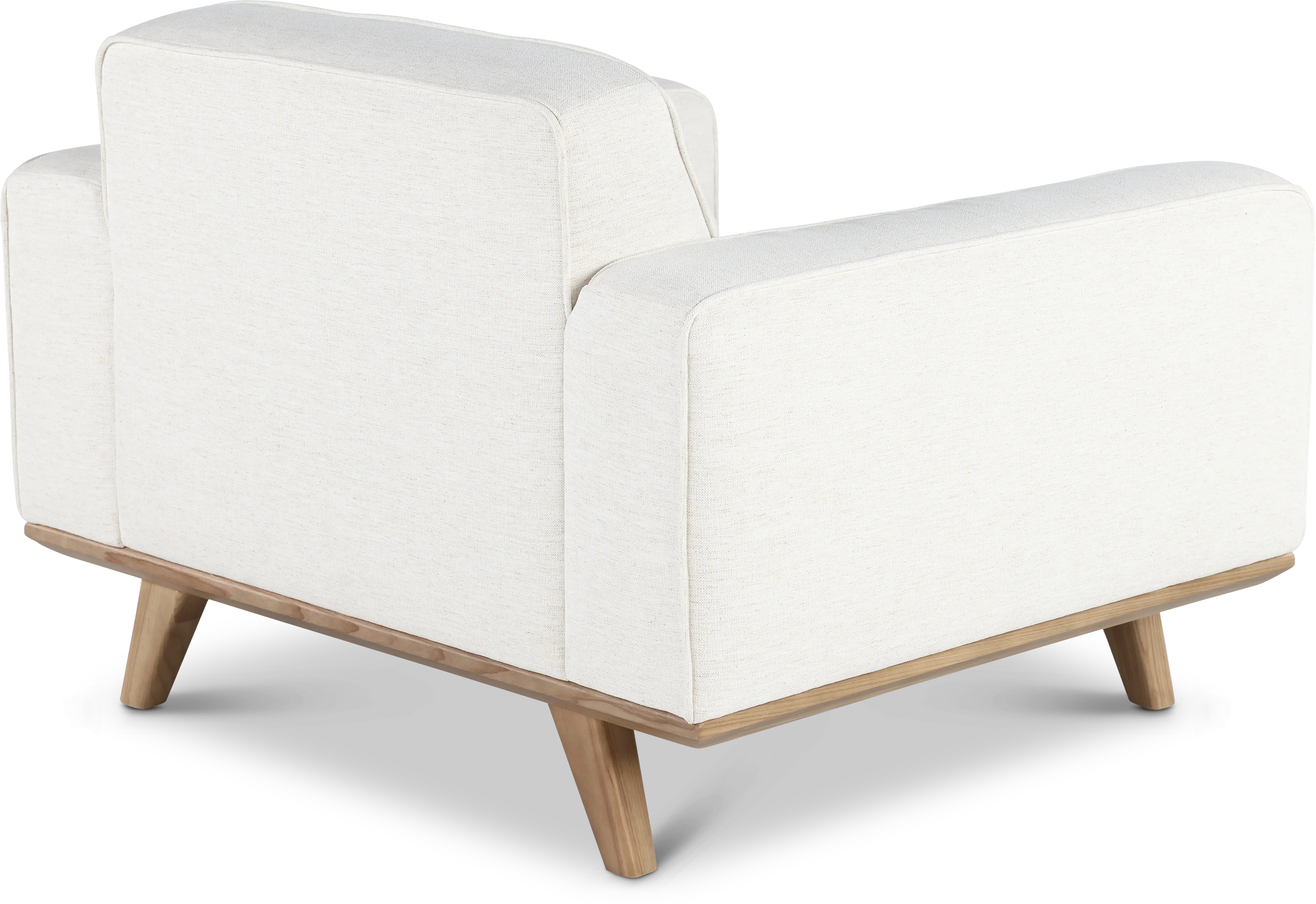 Nomad White Chair with Crypton Home Fabric-7
