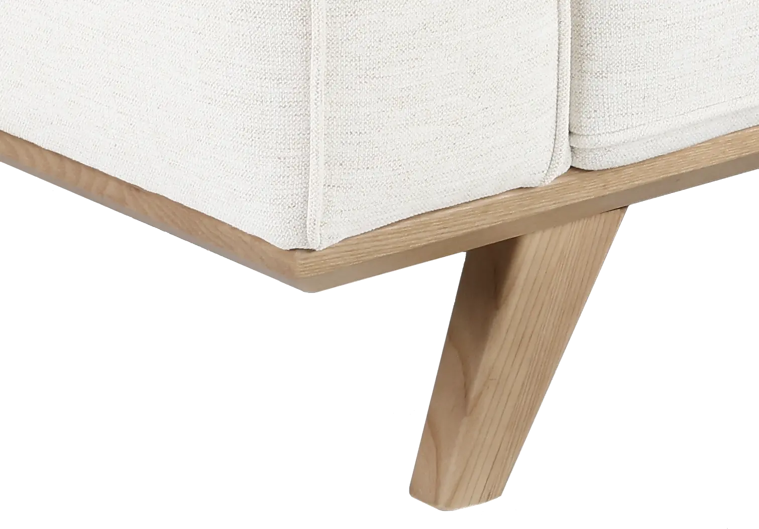 Nomad White Chair with Crypton Home Fabric-8