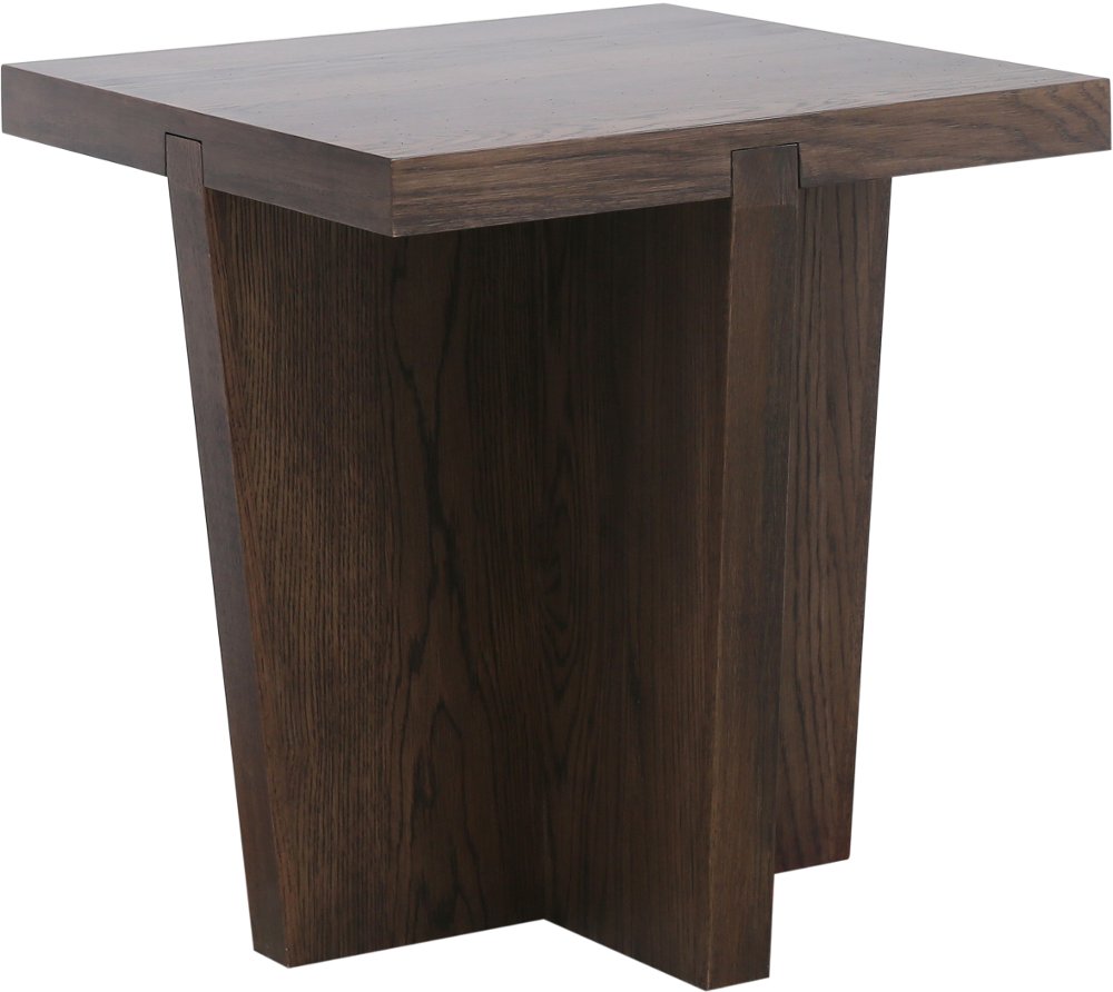 Rock Dark Brown End Table