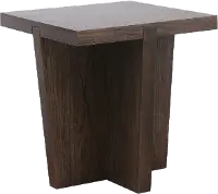 Rock Dark Brown End Table