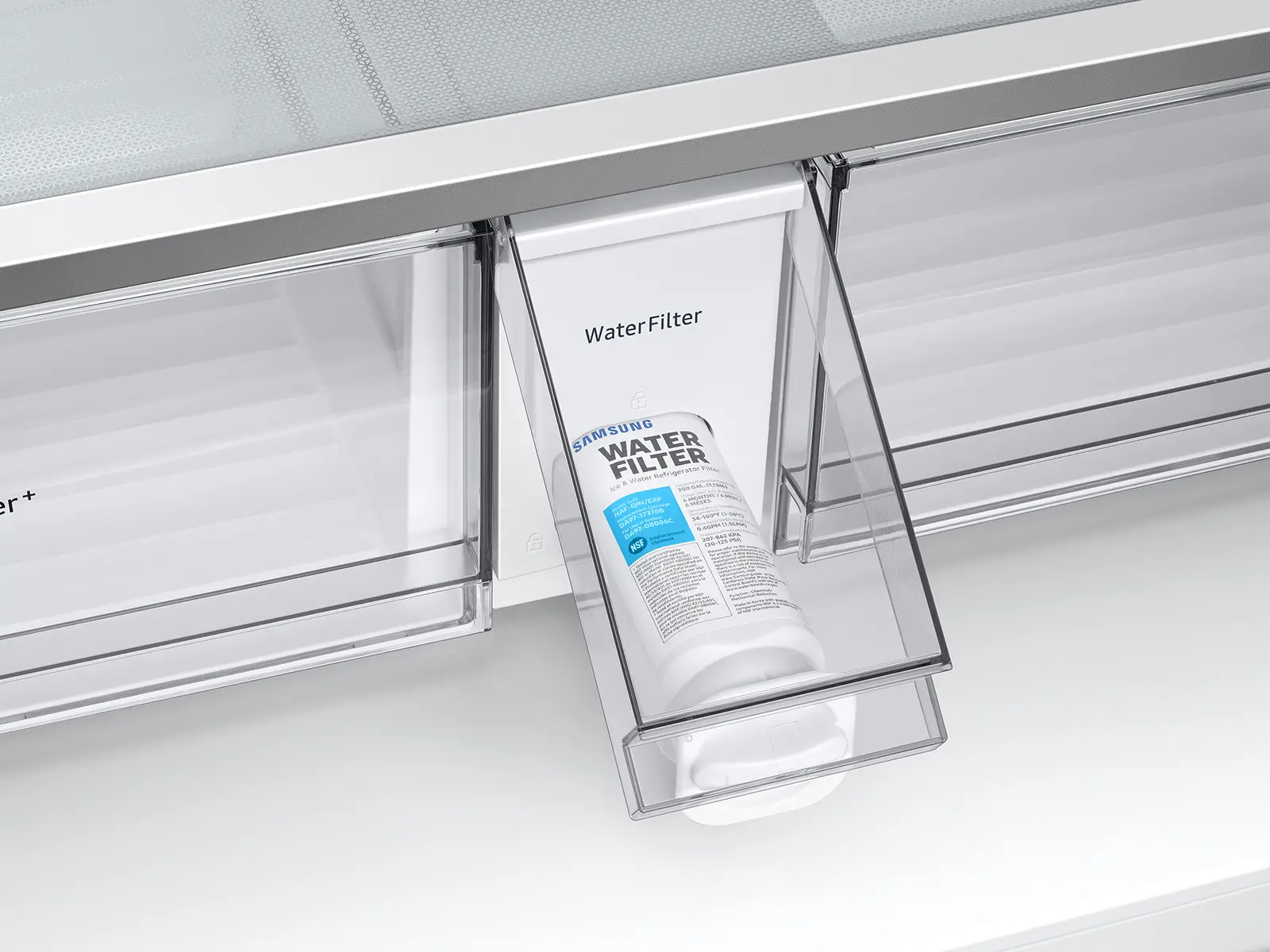 Samsung Bespoke 29 cu ft 4 Door Refrigerator - White Glass-10