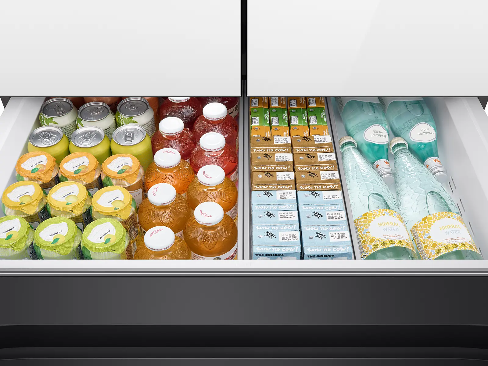 Samsung Bespoke 29 cu ft 4 Door Refrigerator - White Glass-12