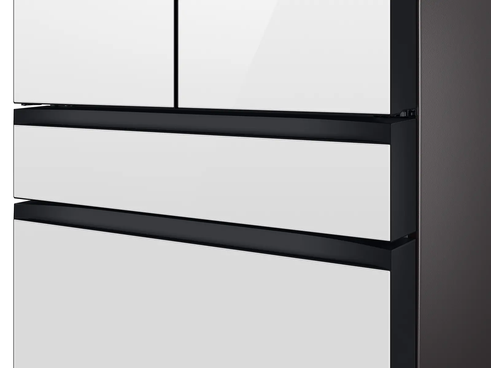 Samsung Bespoke 29 cu ft 4 Door Refrigerator - White Glass-9