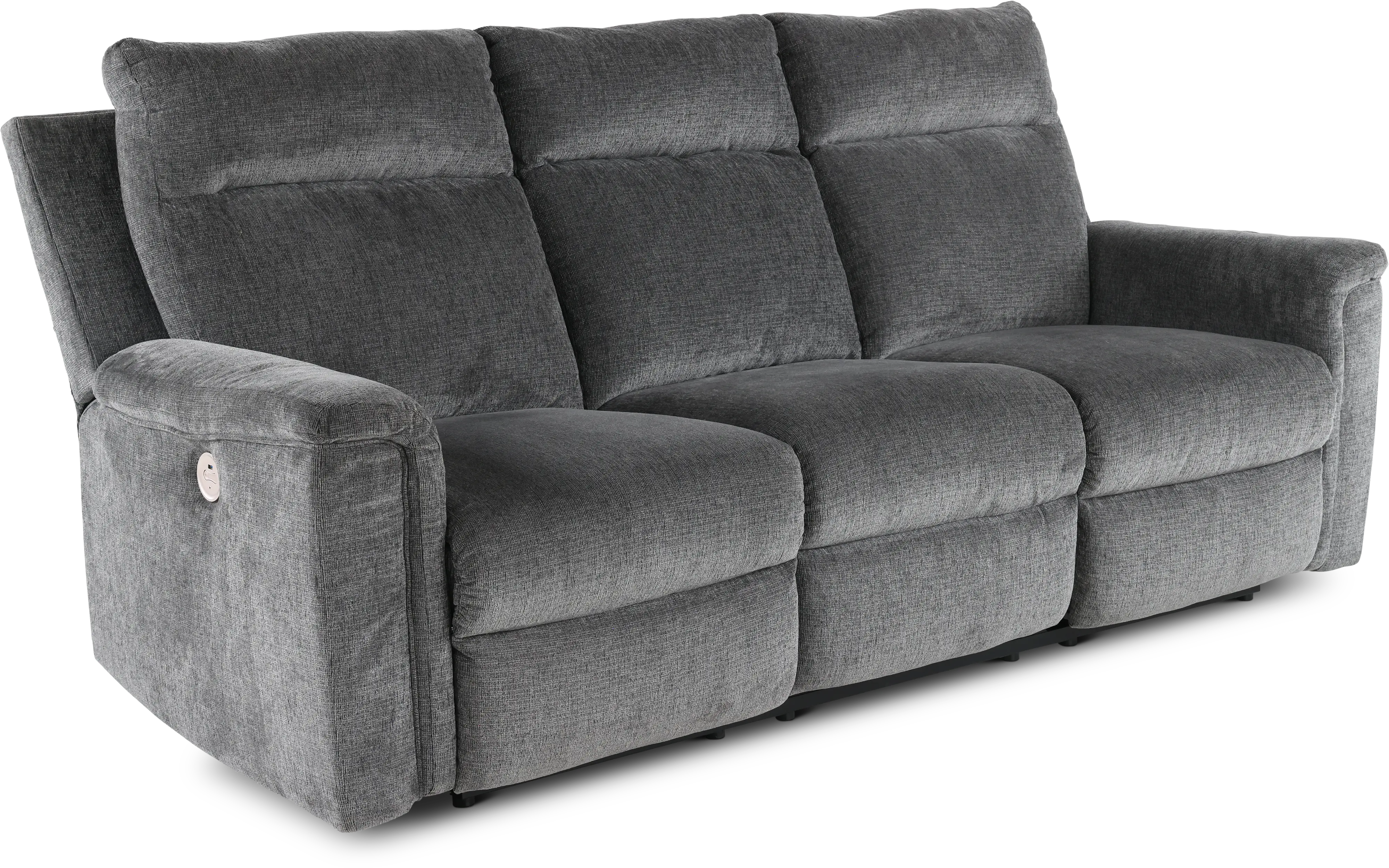 Barnsana Dark Gray Power Reclining Sofa-4