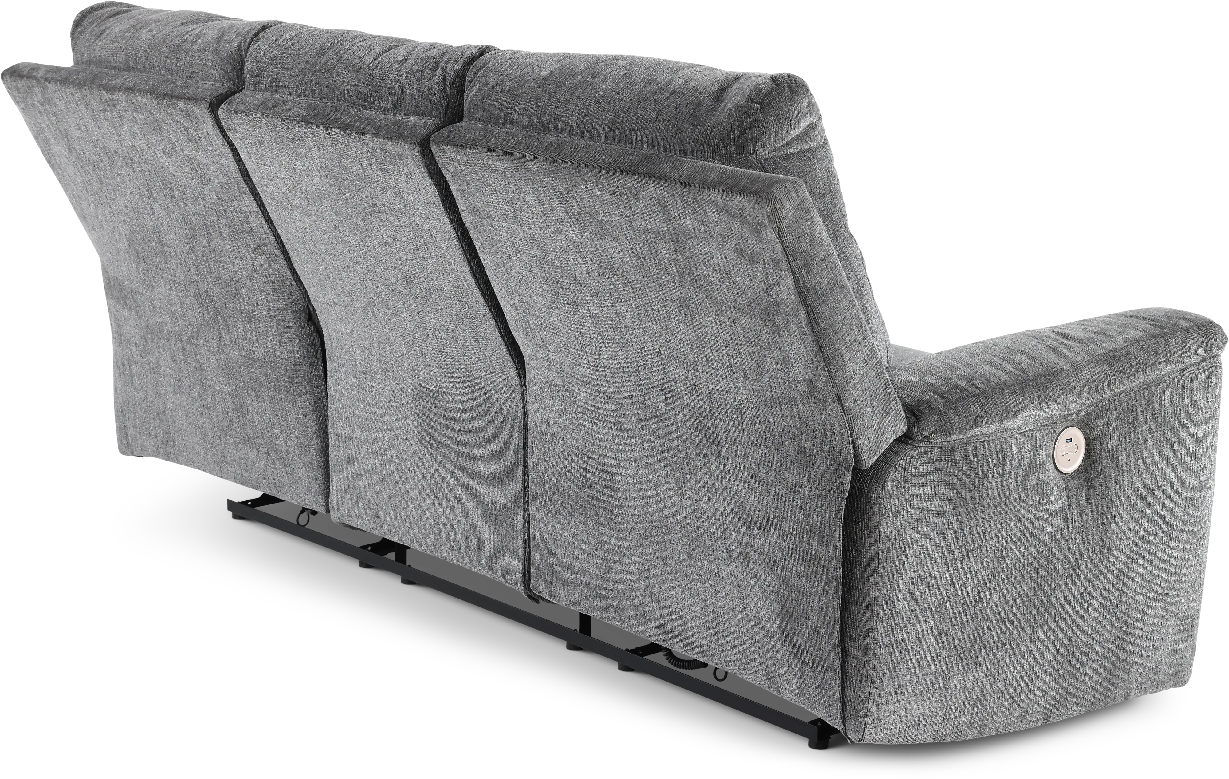 Barnsana Dark Gray Power Reclining Sofa-7