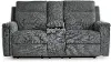 Barnsana Dark Gray Power Reclining Loveseat