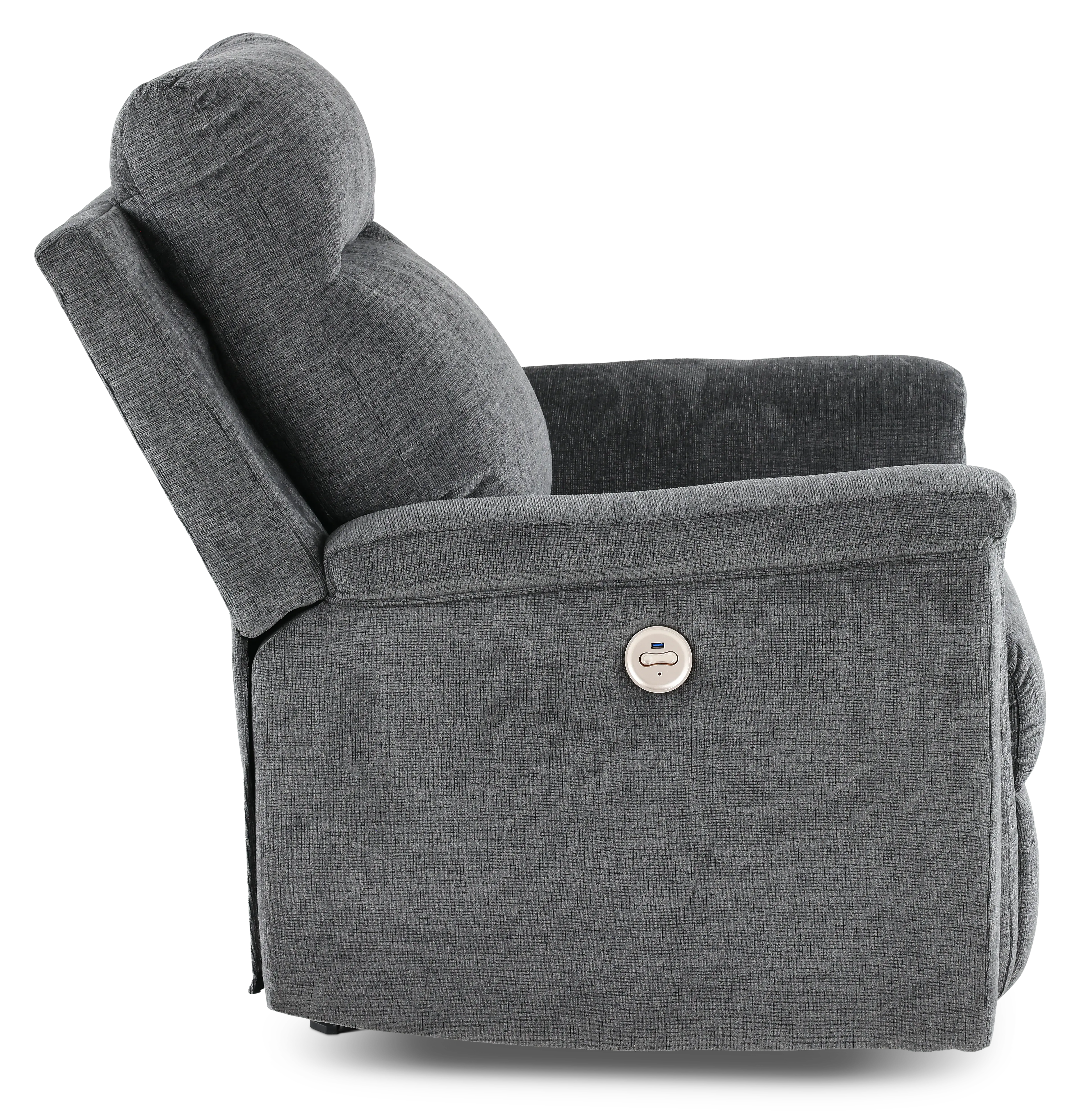 Barnsana Dark Gray Power Recliner-1