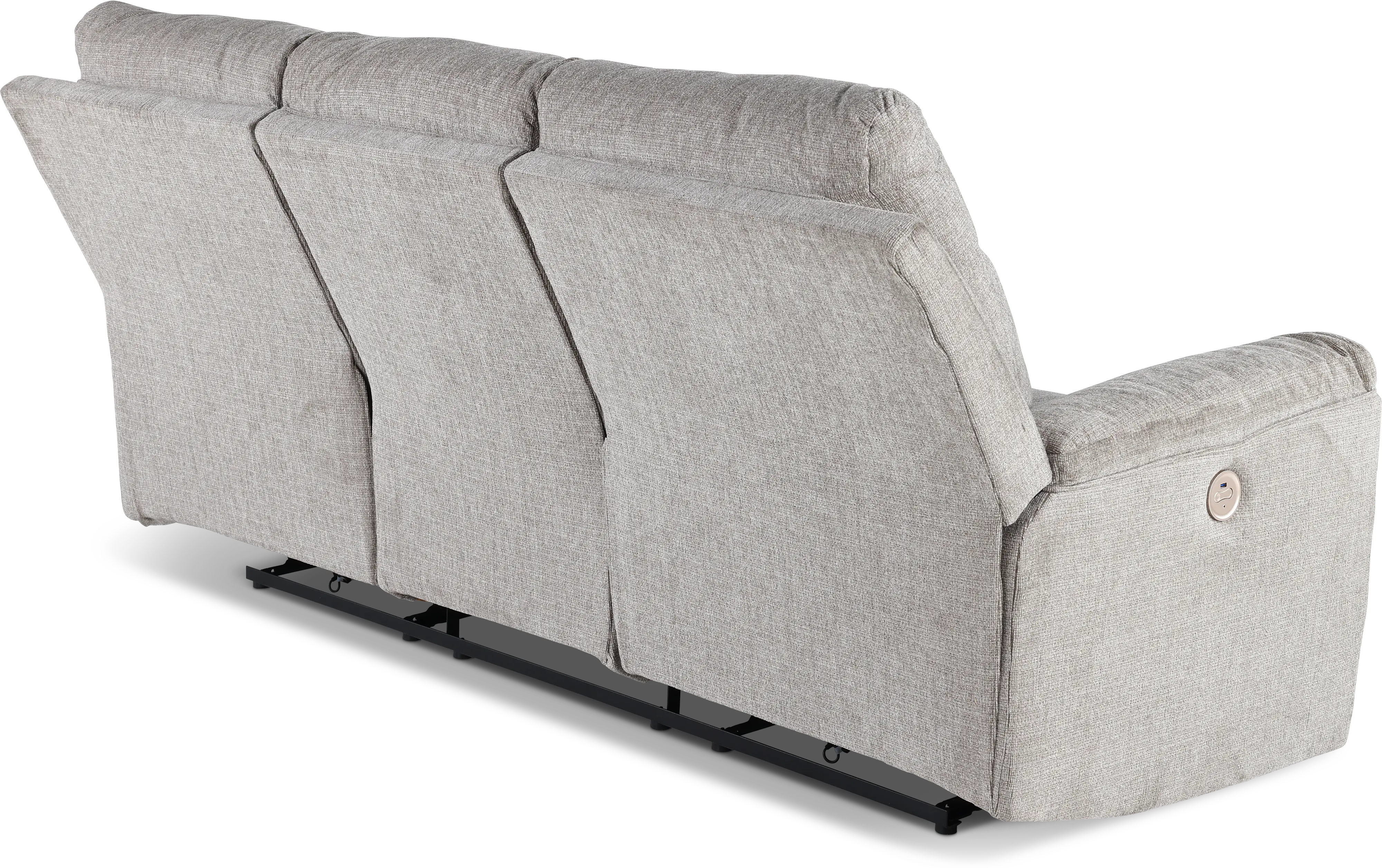 Barnsana Light Gray Power Reclining Sofa-7